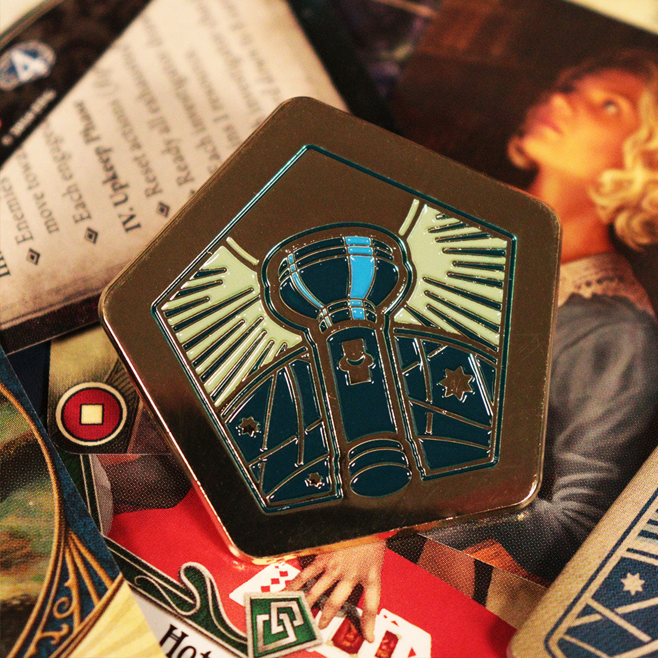 Arkham Horror Lead Investigator Pin Badge