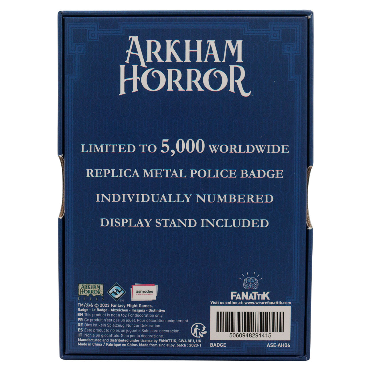 Arkham Horror Limited Edition Replica Police Badge