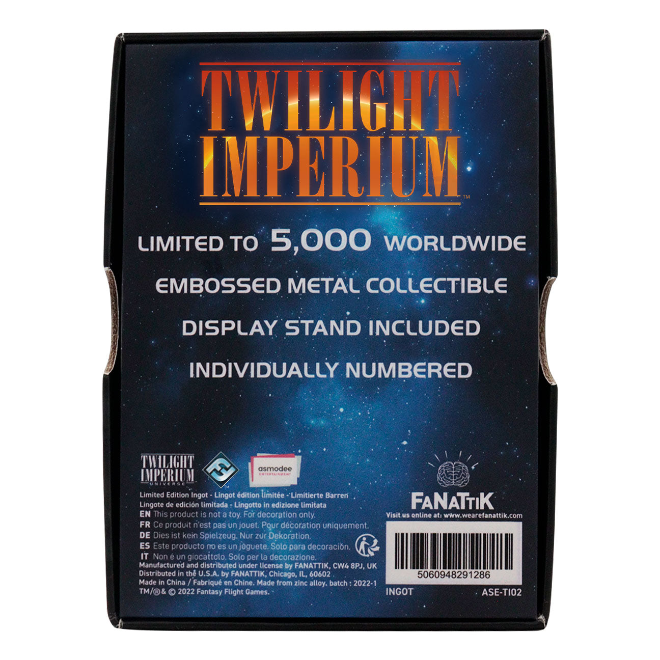 Twilight Imperium Limited Edition The Federation of Sol Ingot