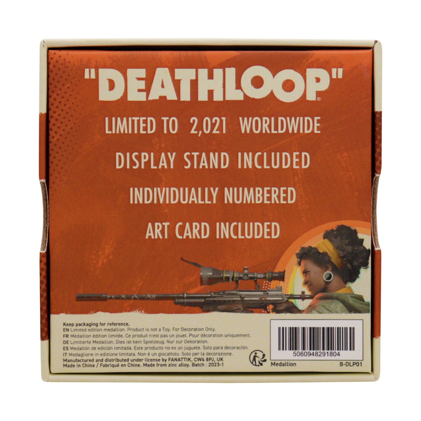 Deathloop Limited Edition Personal Trinket Medallion and Art Card