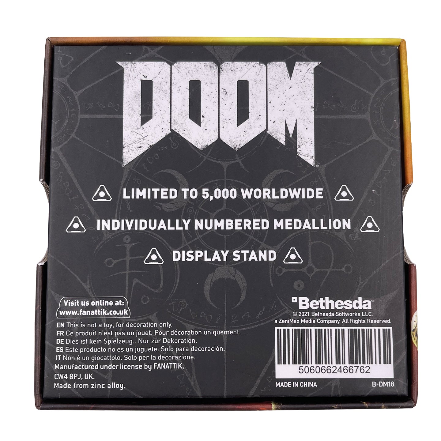 DOOM Limited Edition Pinky Medallion