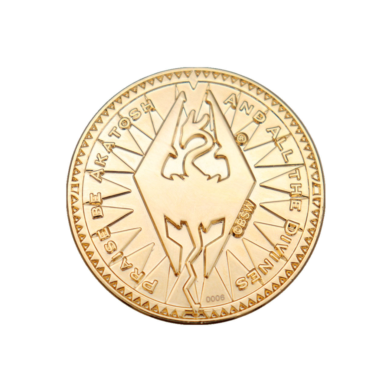 The Elder Scrolls 24k Replica Septim Collectible Coin