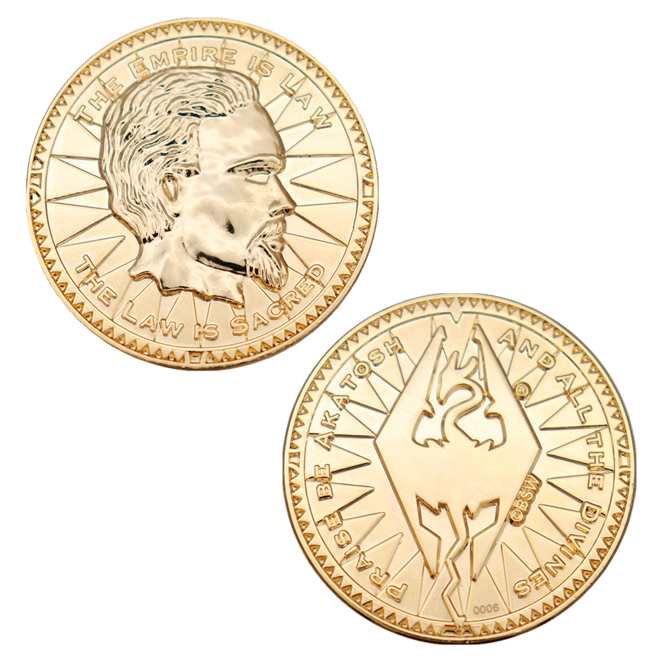 The Elder Scrolls 24k Replica Septim Collectible Coin