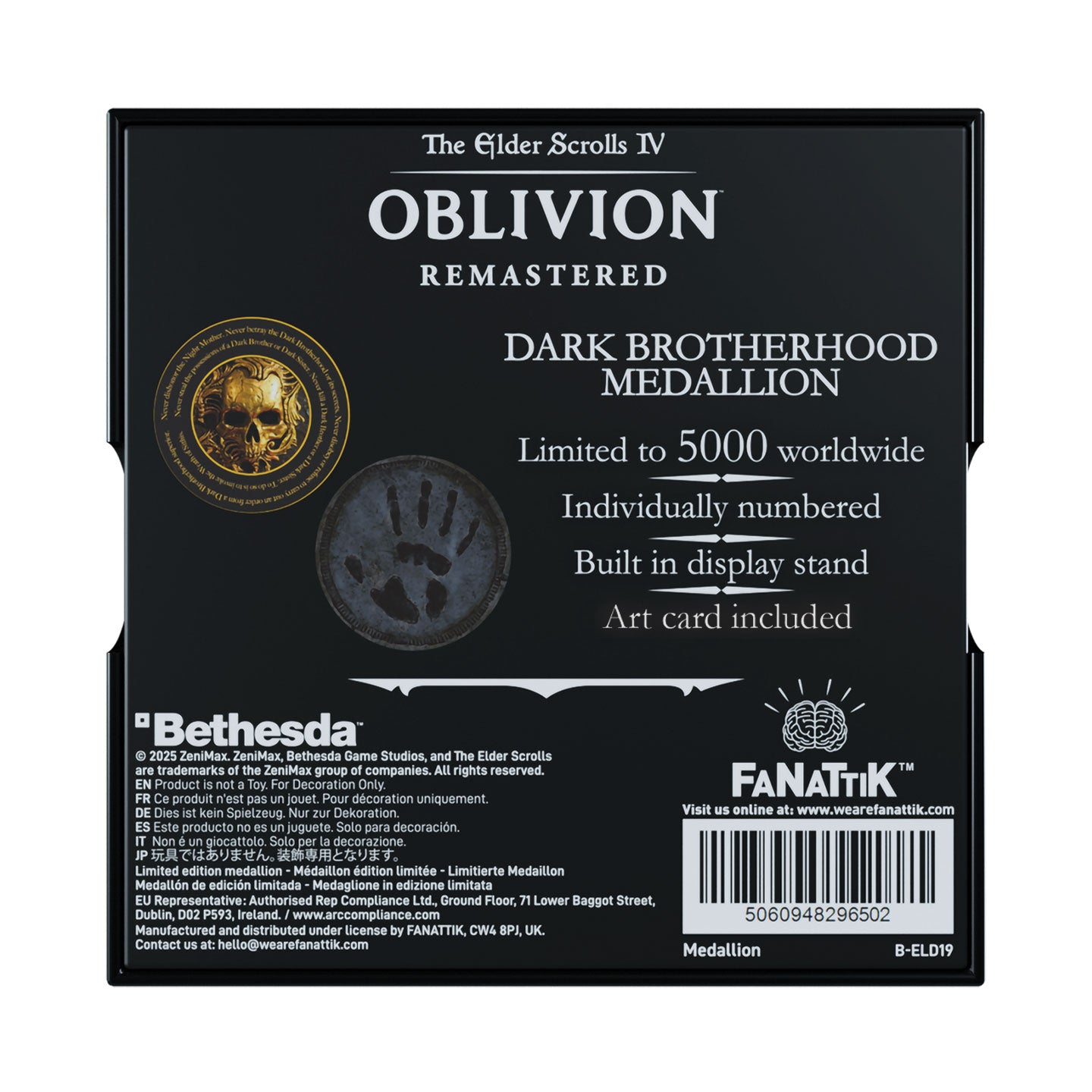 The Elder Scrolls IV: Oblivion Dark Brotherhood Medallion