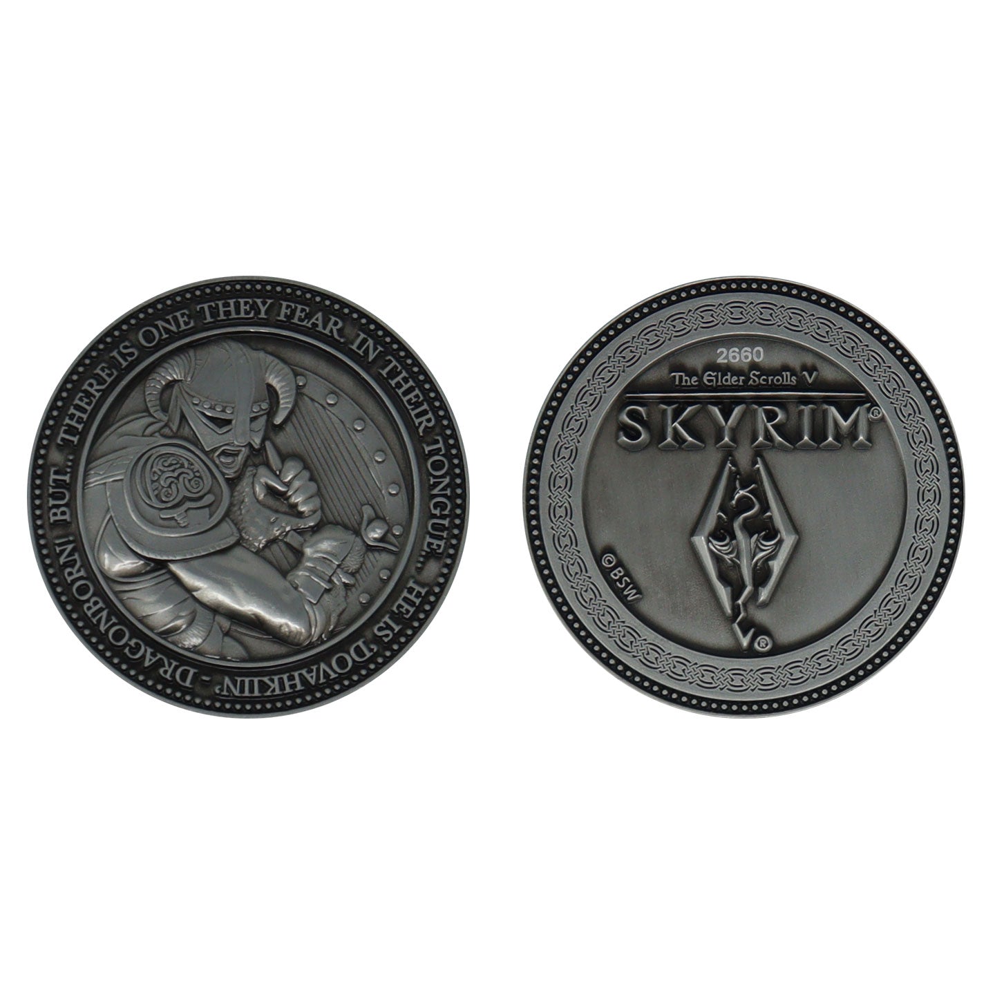 Elder Scrolls Skyrim Collectible Coin