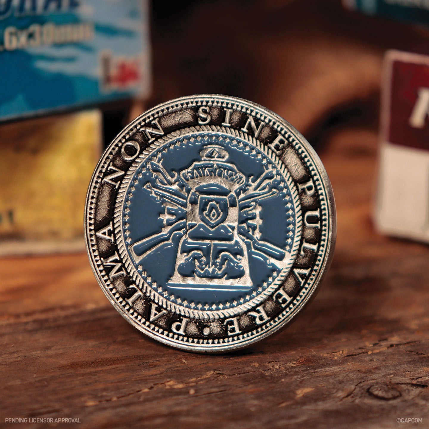 Resident Evil 4 Set of Two Metal Shooting Gallery Tokens