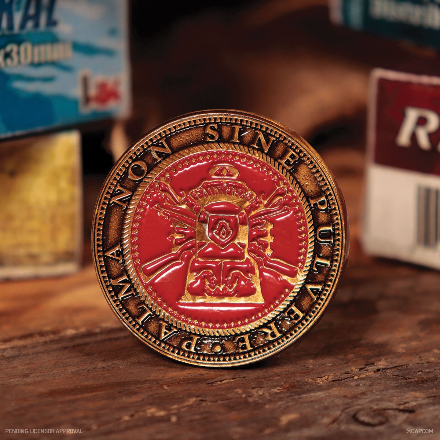 Resident Evil 4 Set of Two Metal Shooting Gallery Tokens