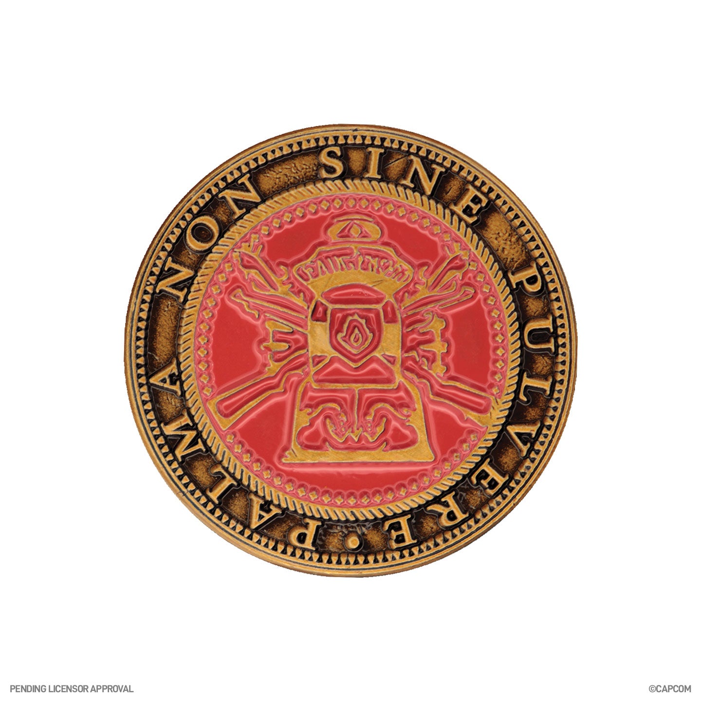 Resident Evil 4 Set of Two Metal Shooting Gallery Tokens