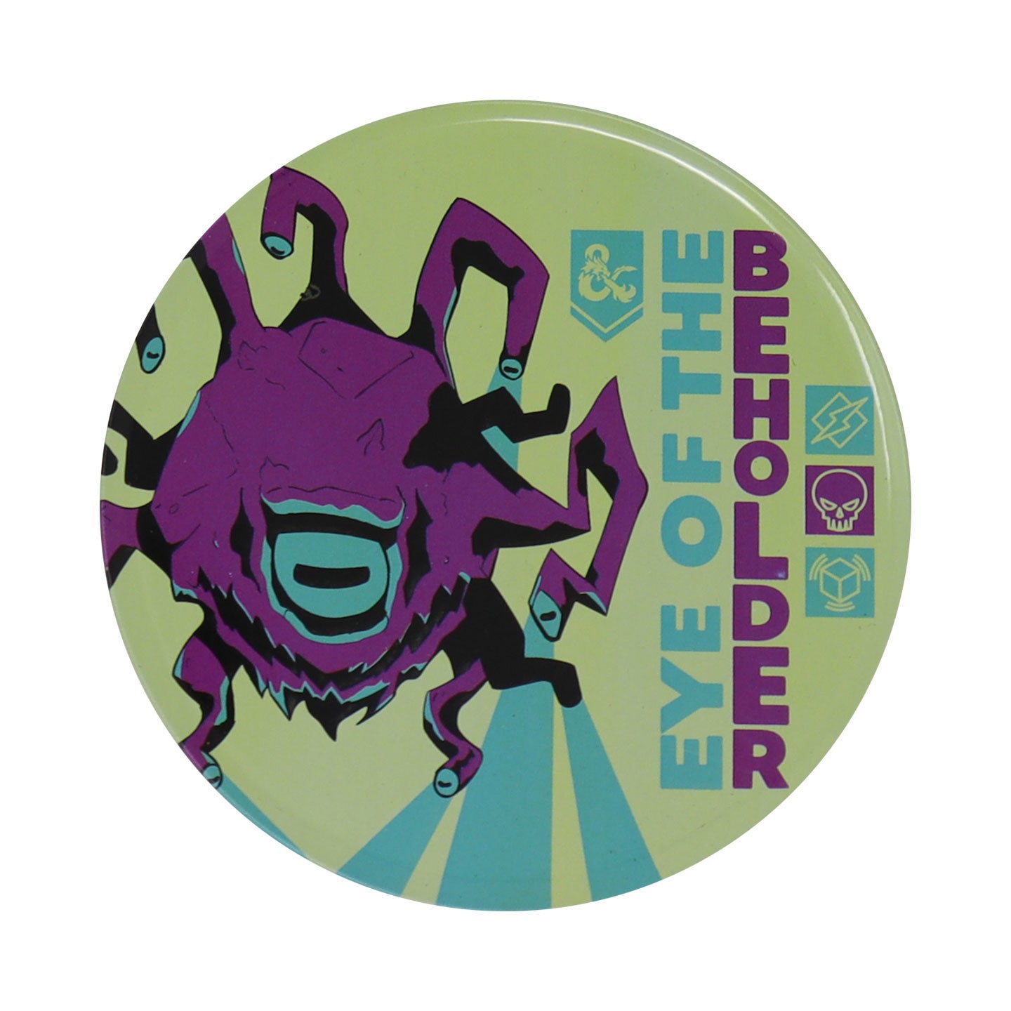 Dungeons & Dragons Monsters Set of 4 Printed Metal Coasters