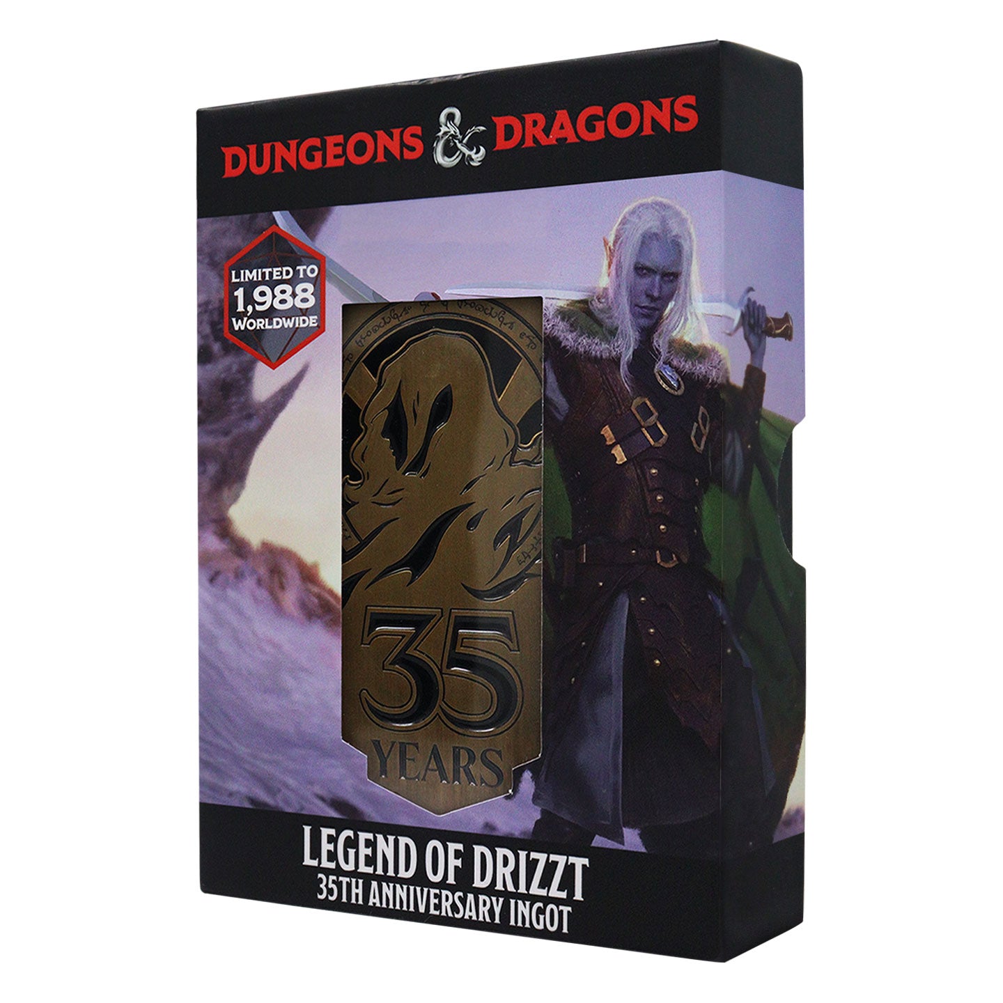 Dungeons & Dragons Limited Edition Legend of Drizzt 35th Anniversary Ingot