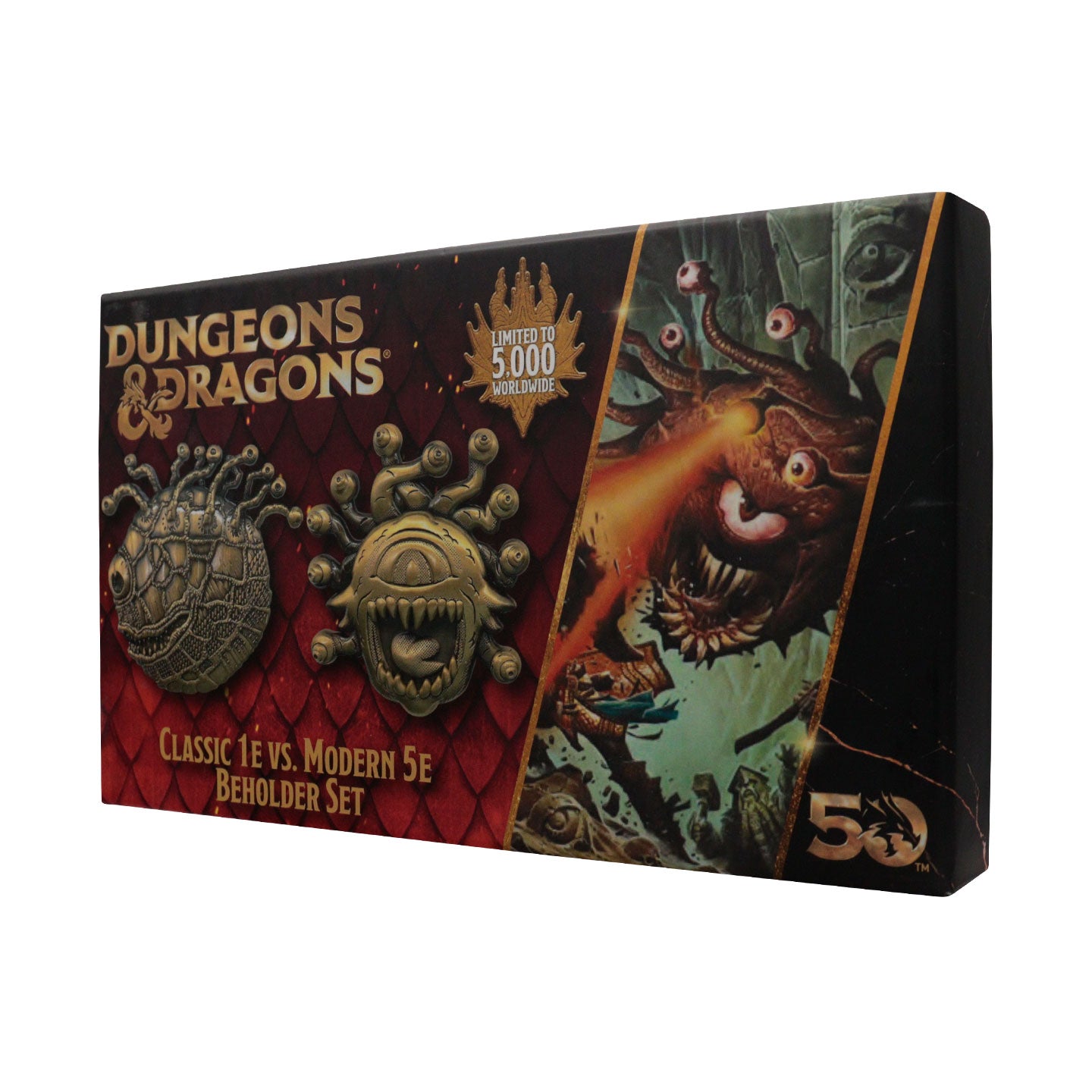 Dungeons & Dragons 50th Anniversary Beholder Twin Medallion Set
