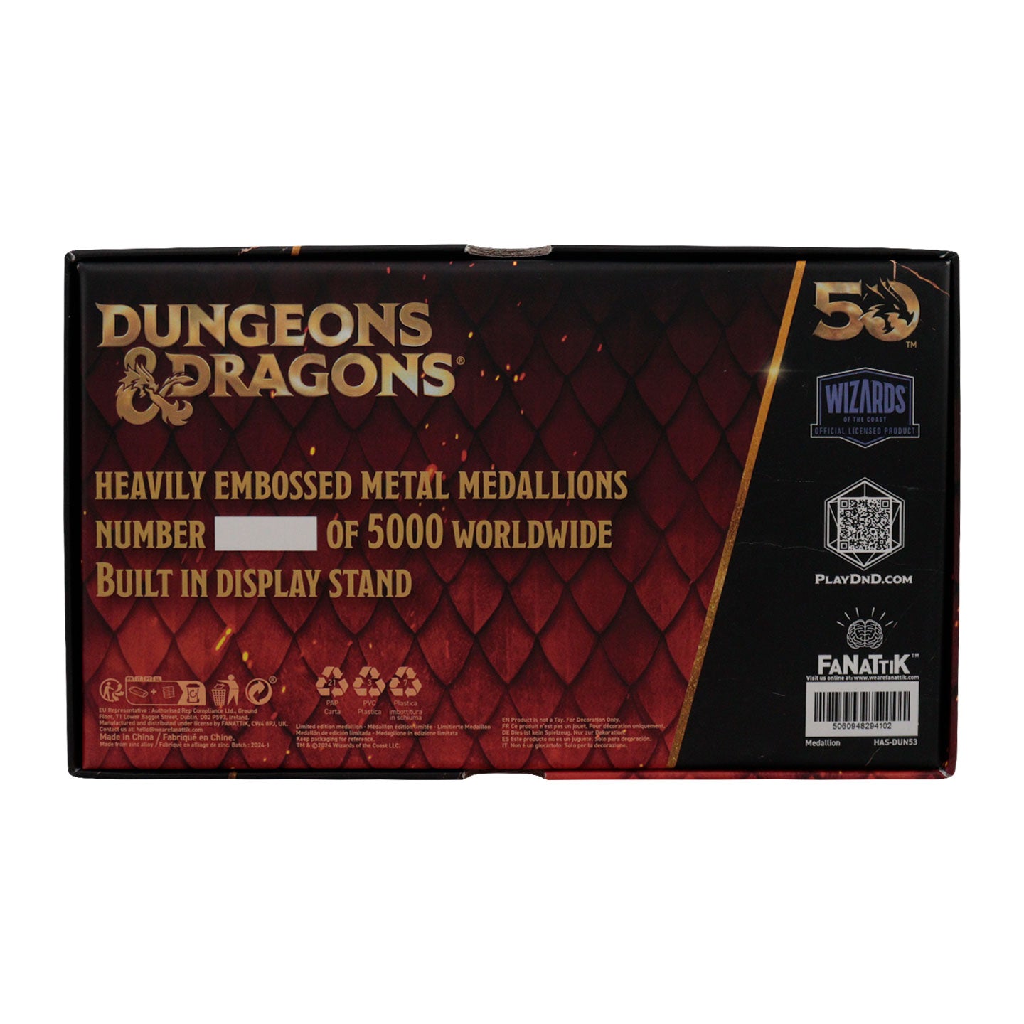 Dungeons & Dragons 50th Anniversary Beholder Twin Medallion Set