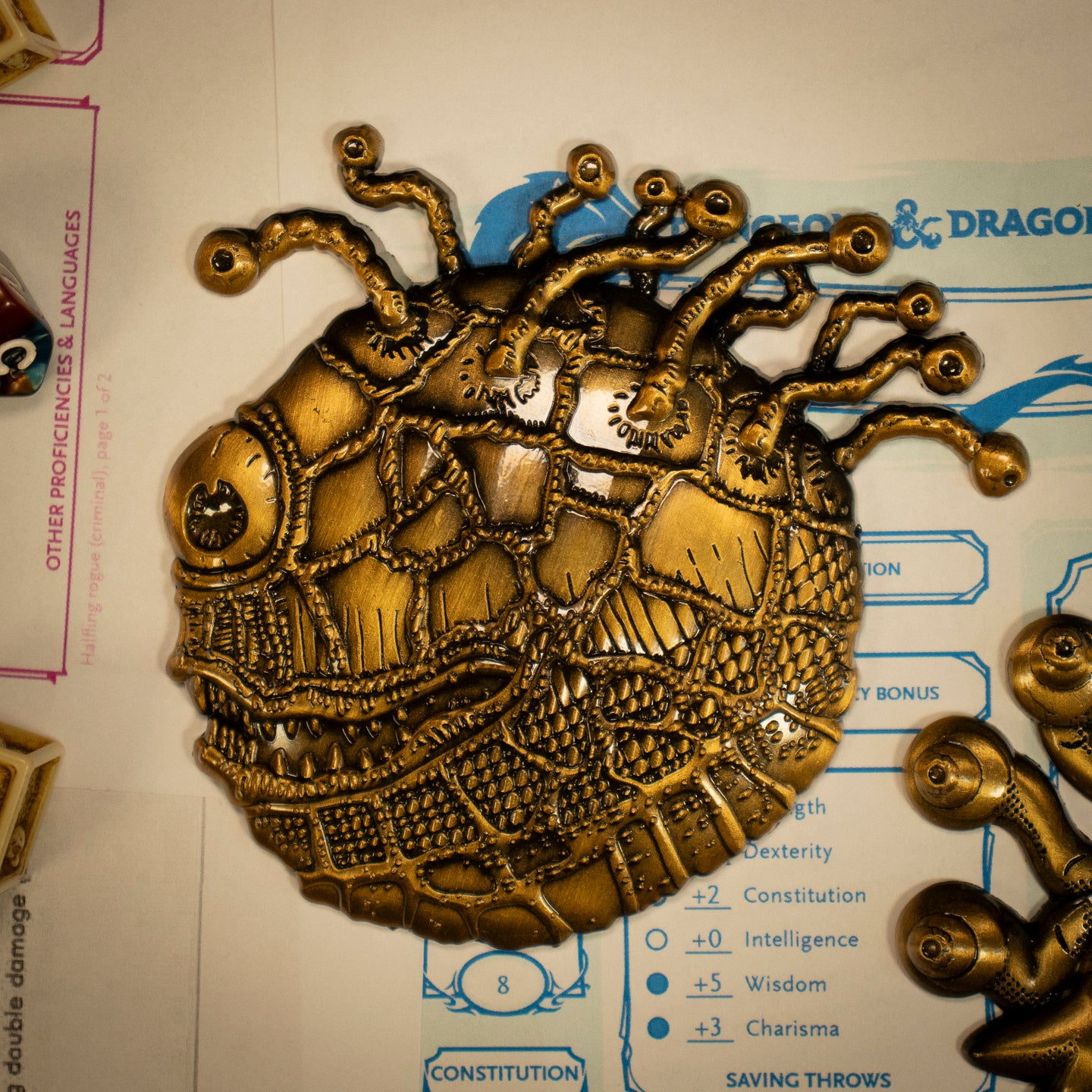 Dungeons & Dragons 50th Anniversary Beholder Twin Medallion Set