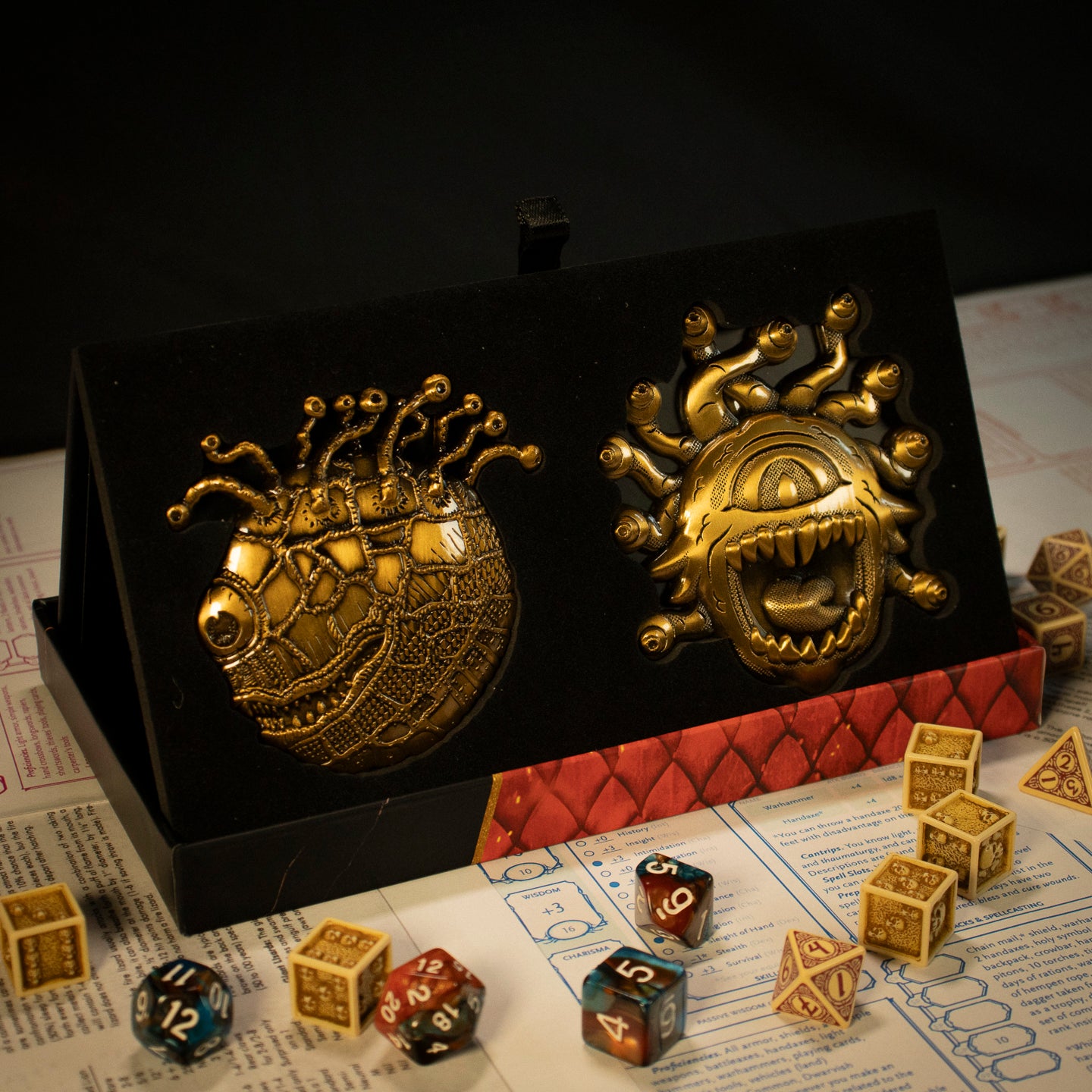 Dungeons & Dragons 50th Anniversary Beholder Twin Medallion Set