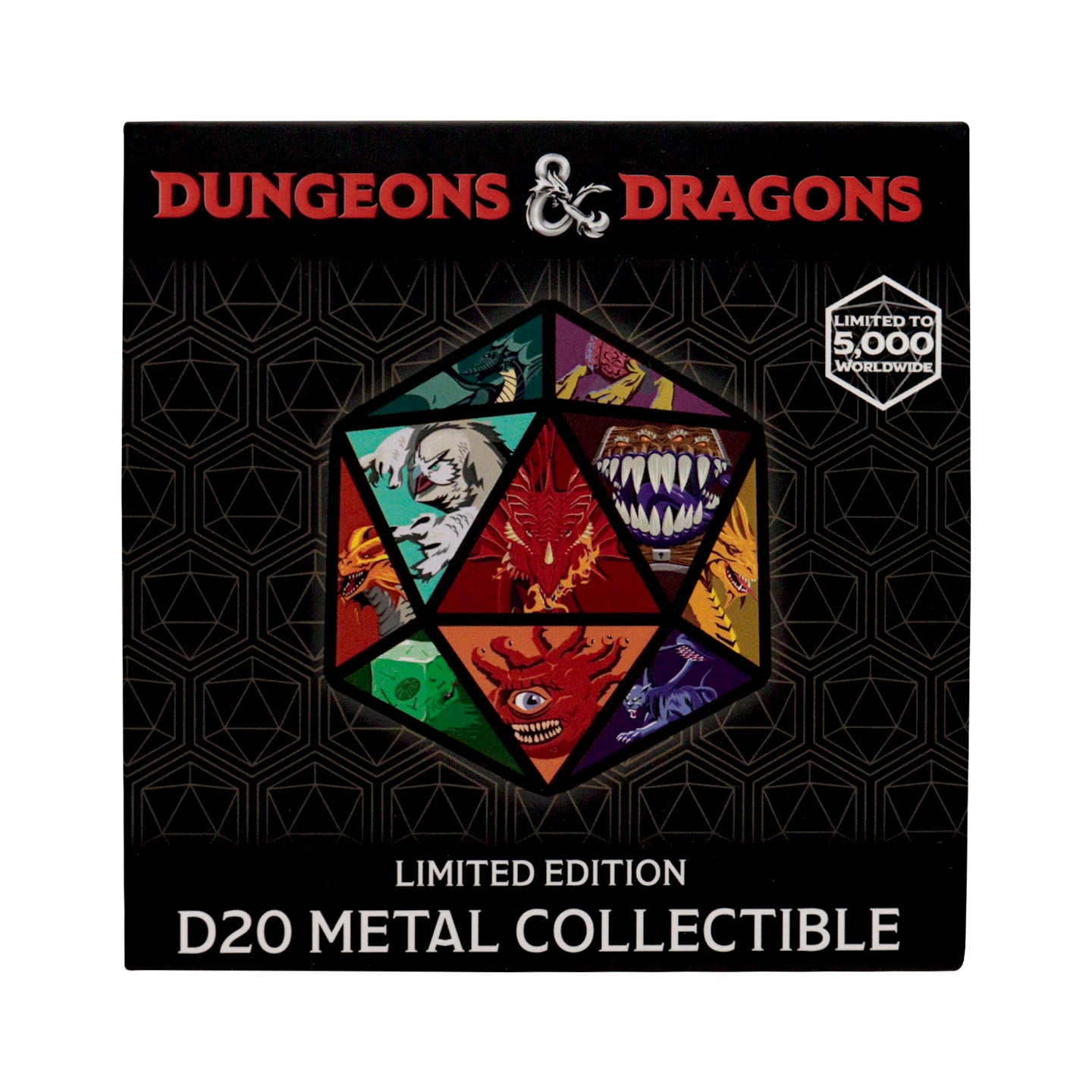 Dungeons & Dragons Limited Edition D20 Metal Medallion