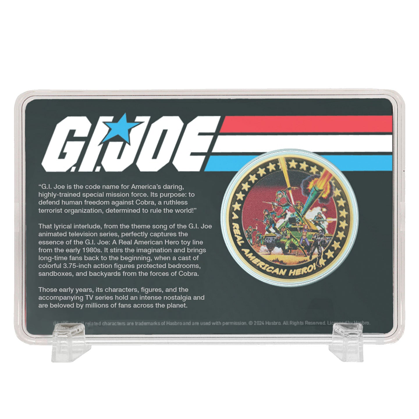 G.I. Joe: A Real American Hero 60th Anniversary 24k Gold Plated Coin