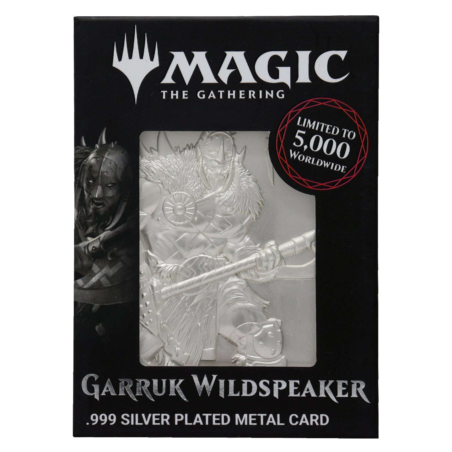 Magic the Gathering Limited Edition .999 Silver Plated Garruk Wildspeaker Ingot