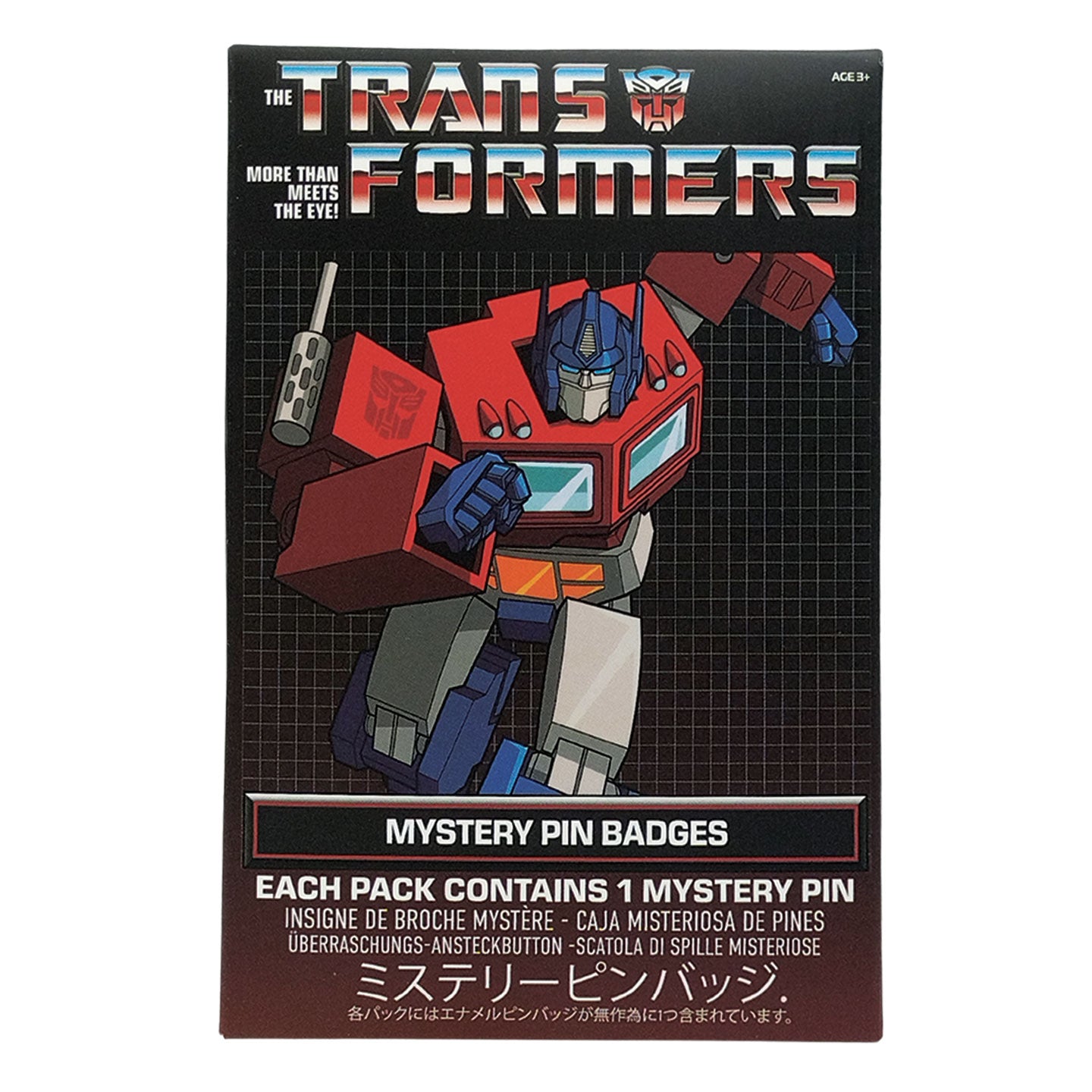 Transformers Mystery Pin Badge CDU Containing 12 Blind Boxes