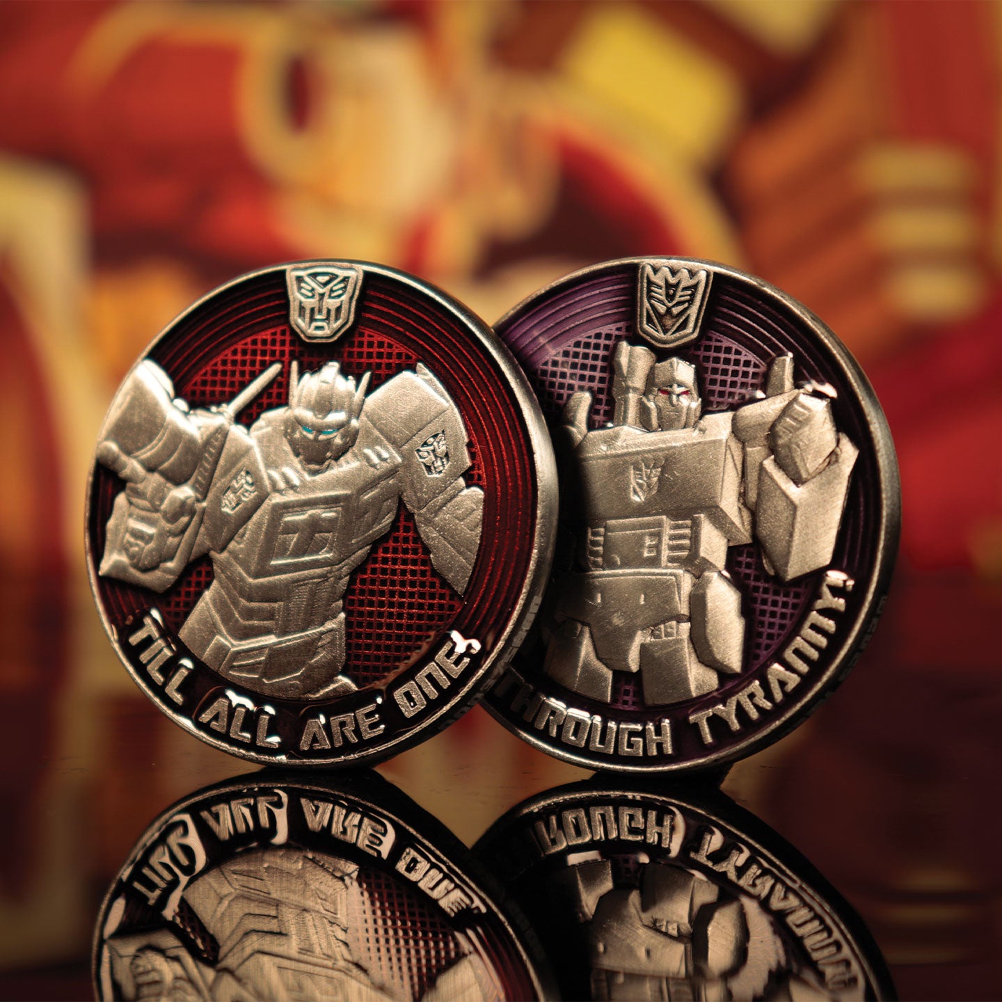 Transformers G1 Autobots vs Decepticons Limited Edition Coin