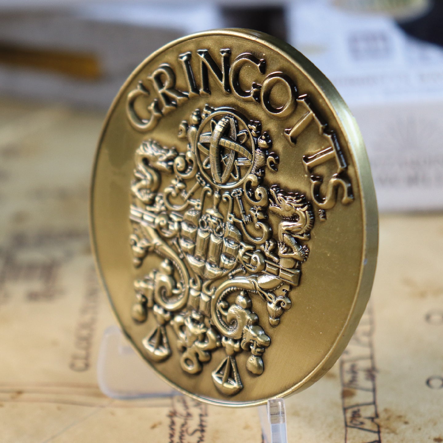 Harry Potter Limited Edition Gringotts Bank Medallion
