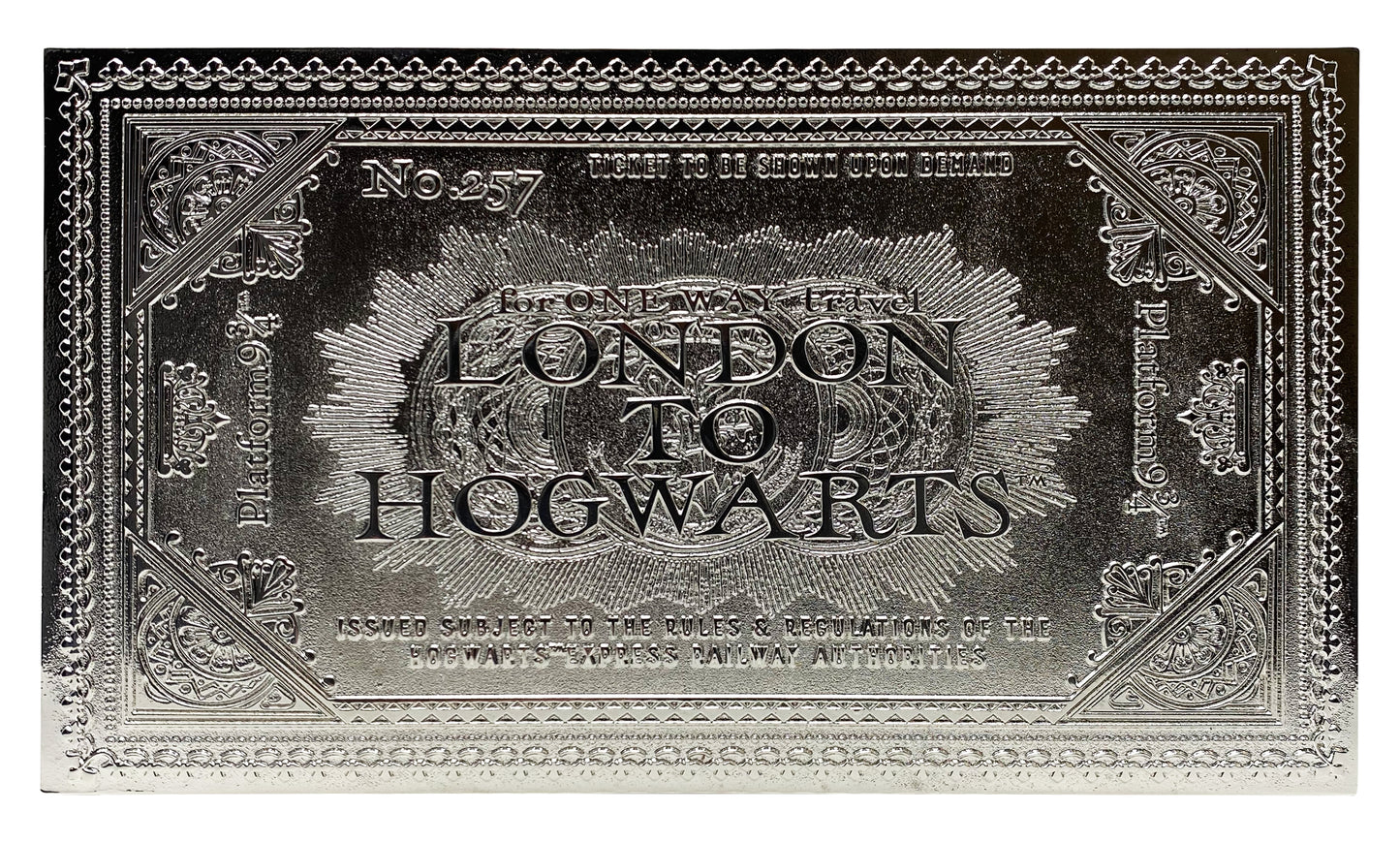 Harry Potter Hogwarts Train Ticket
