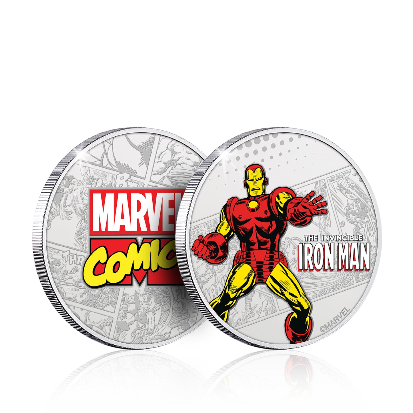 Marvel Limited Edition .999 Silver Plated Ironman Collectible Coin