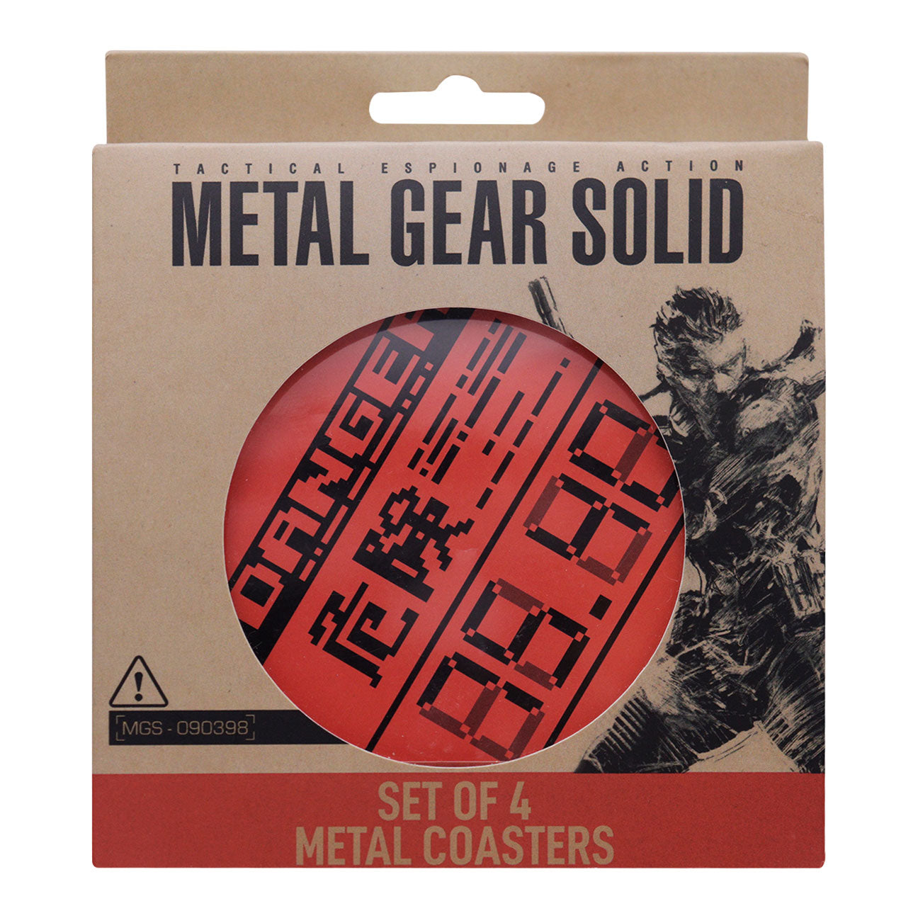 Metal Gear Solid Set of 4 Limited Edition Metal Coasters