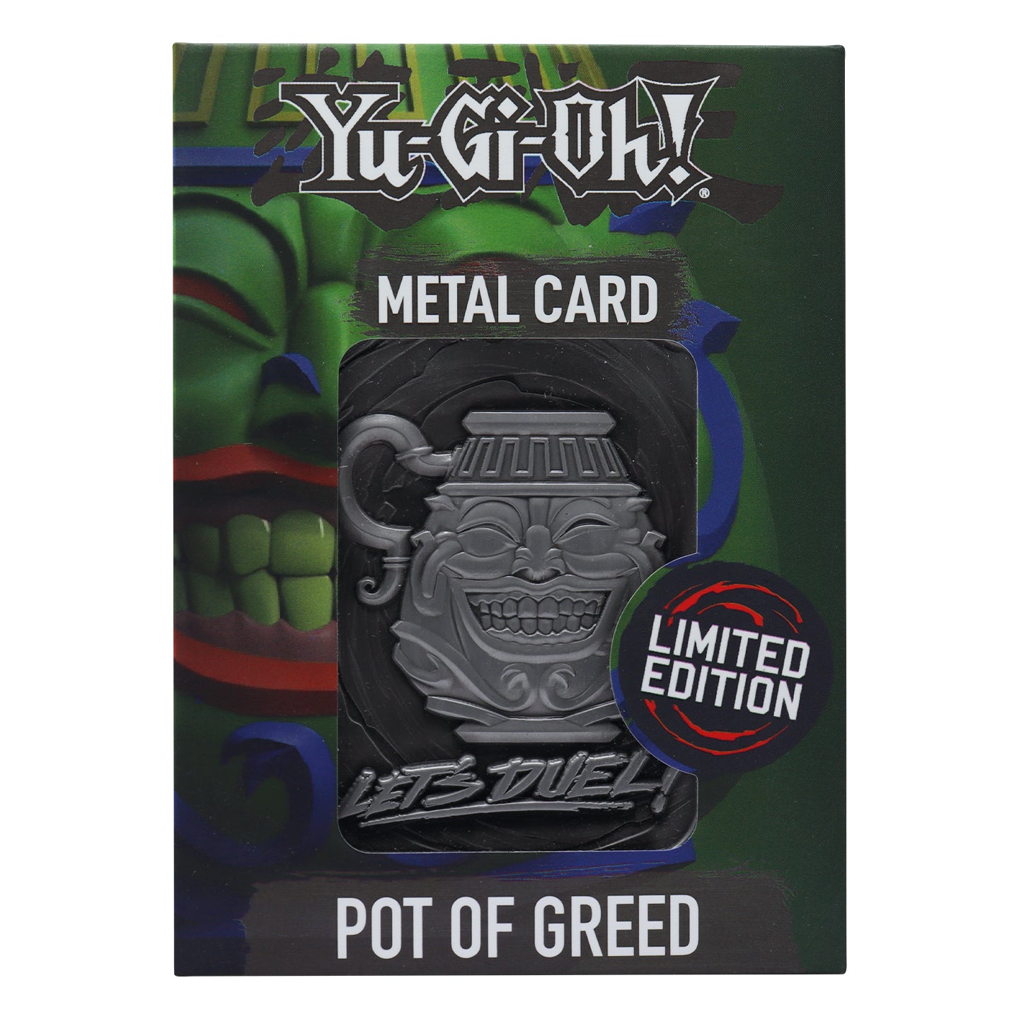 Yu-Gi-Oh! Limited Edition Pot of Greed Metal Card