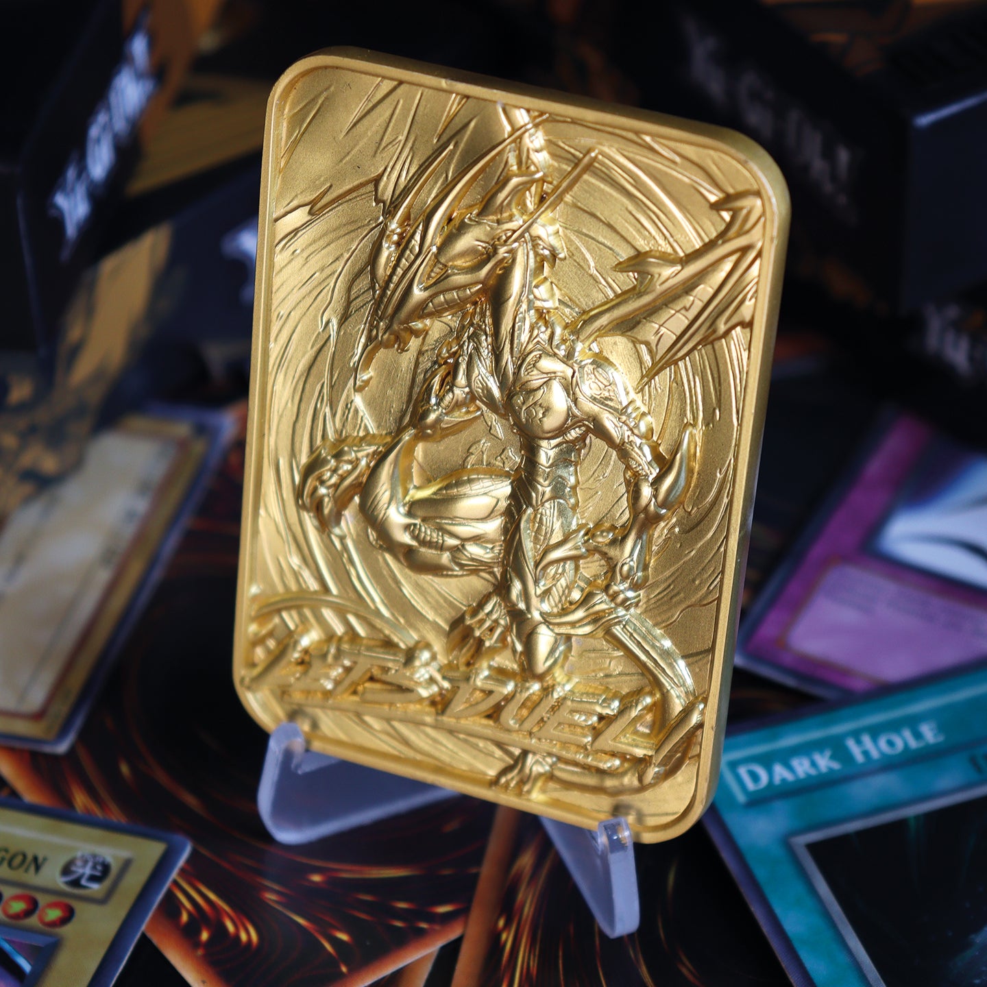 Yu-Gi-Oh! Limited Edition 24k Gold Plated Red Eyes B. Dragon Metal Card