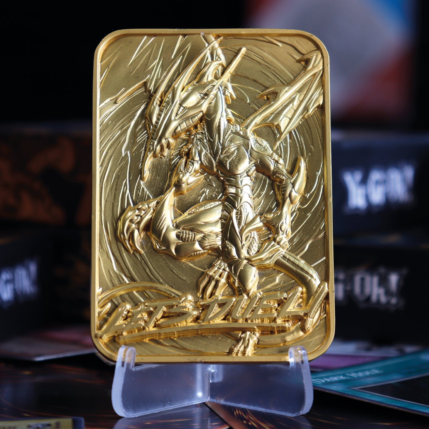 Yu-Gi-Oh! Limited Edition 24k Gold Plated Red Eyes B. Dragon Metal Card