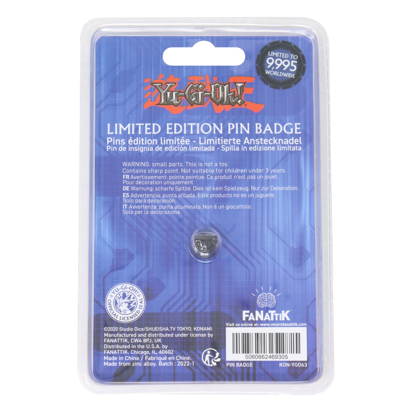 Yu-Gi-Oh! Limited Edition Kaiba Corp Pin Badge