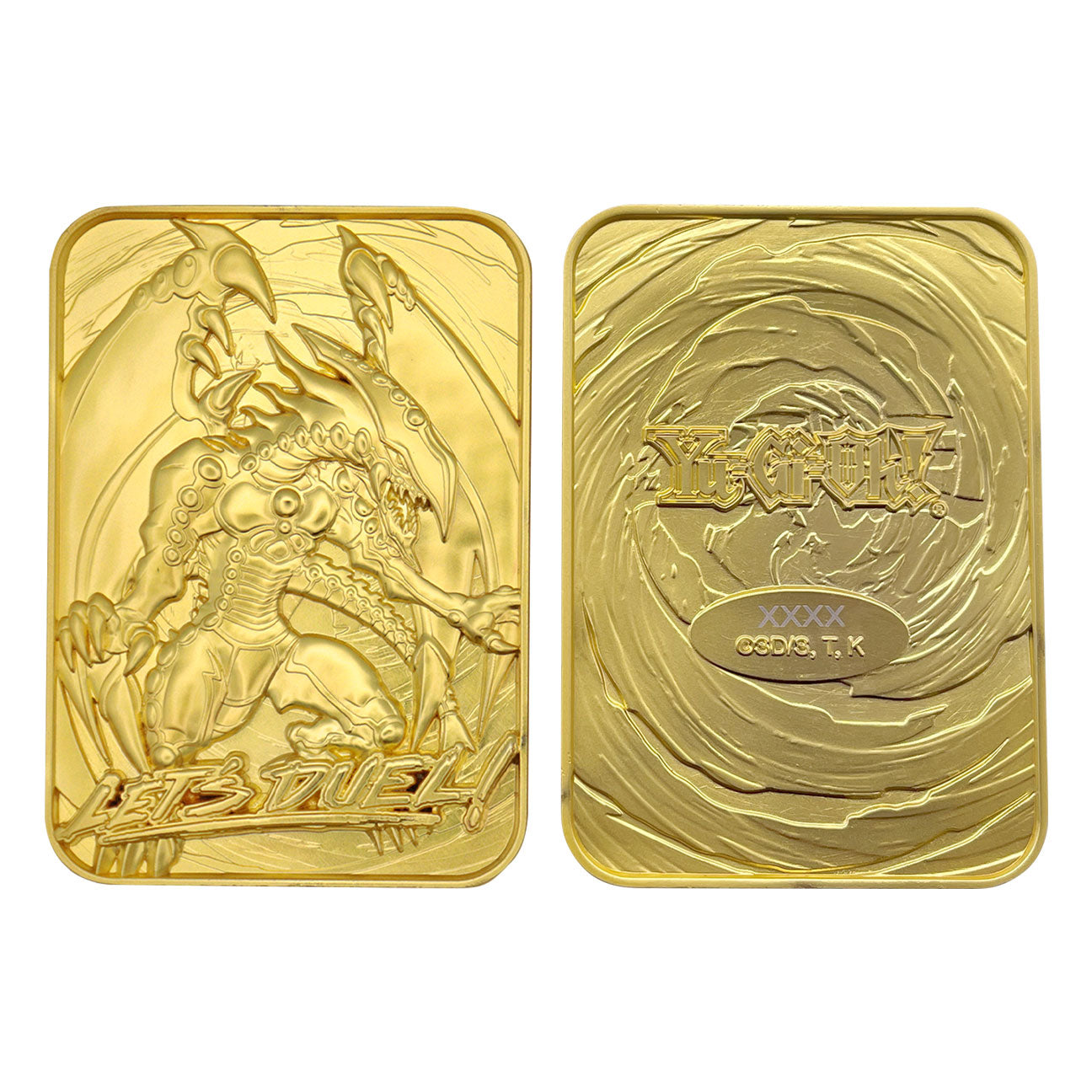 Yu-Gi-Oh! Limited Edition 24k Gold Plated Gandra the Dragon of Destruction Metal Card