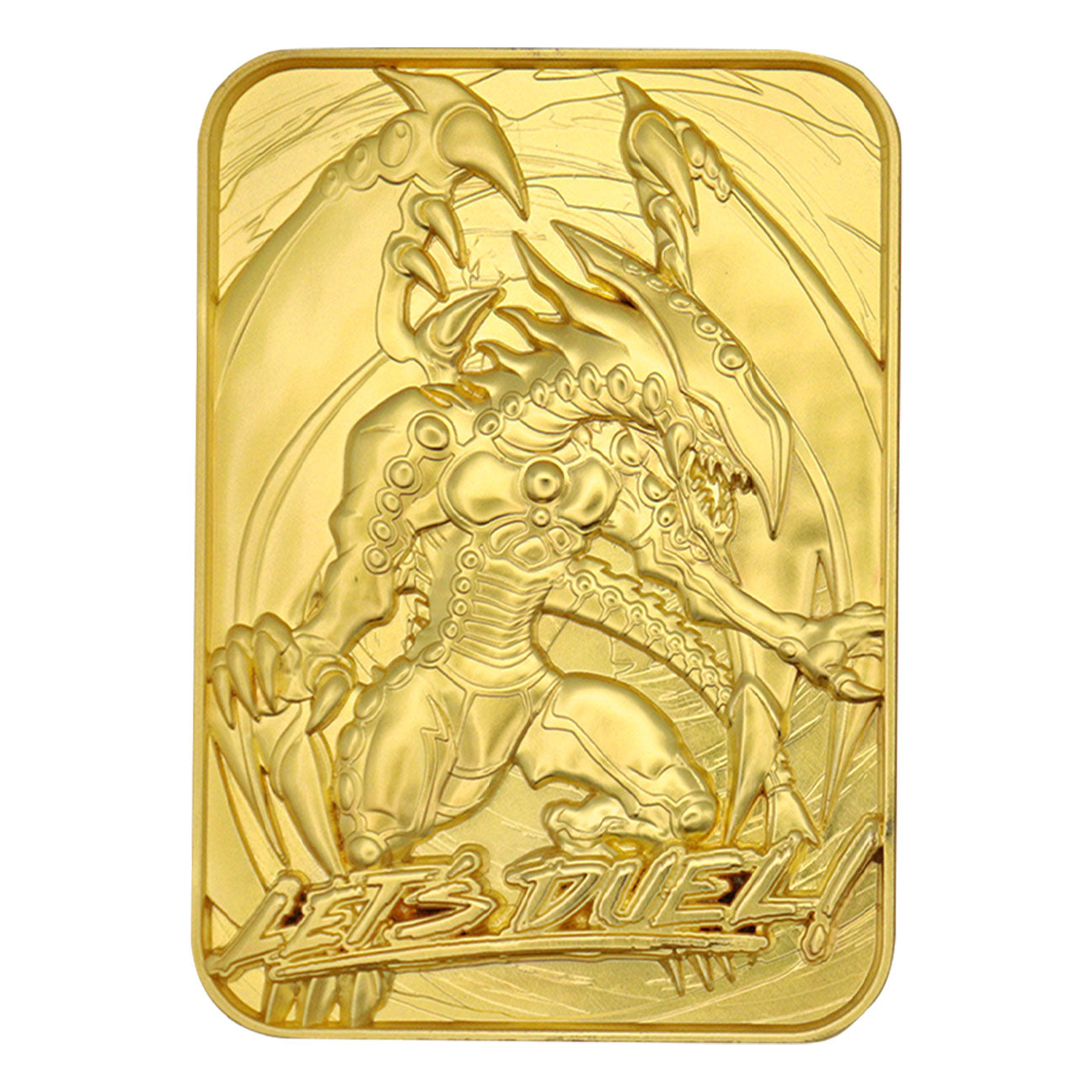Yu-Gi-Oh! Limited Edition 24k Gold Plated Gandra the Dragon of Destruction Metal Card