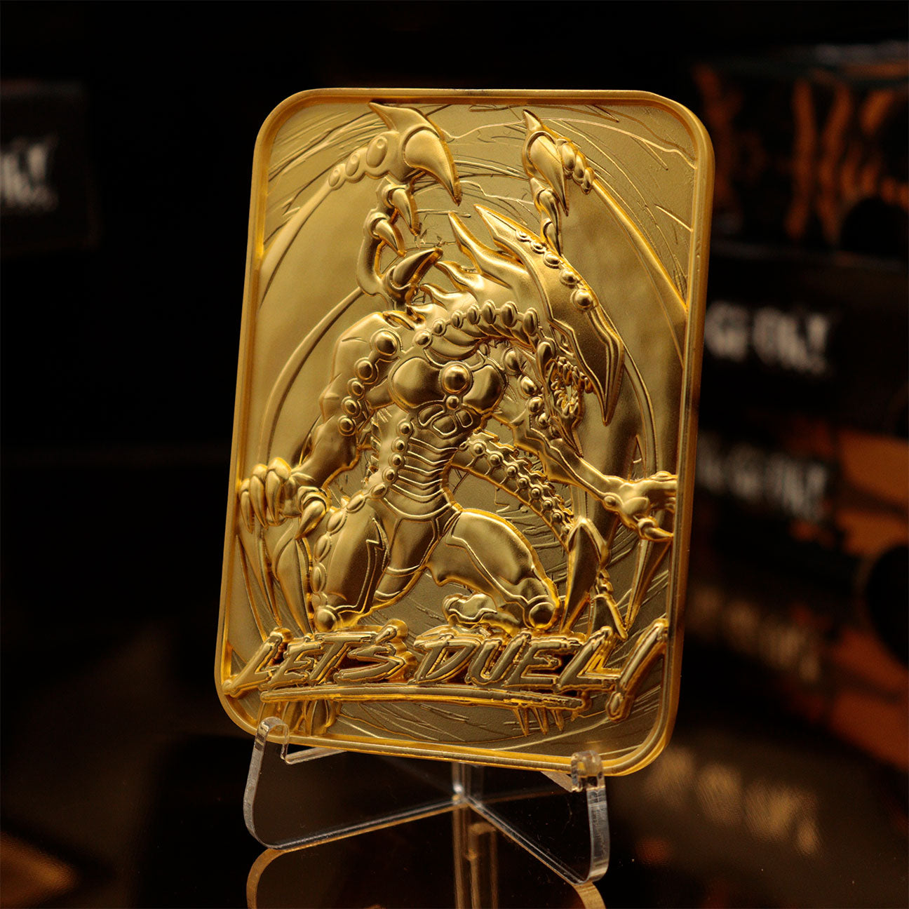 Yu-Gi-Oh! Limited Edition 24k Gold Plated Gandra the Dragon of Destruction Metal Card