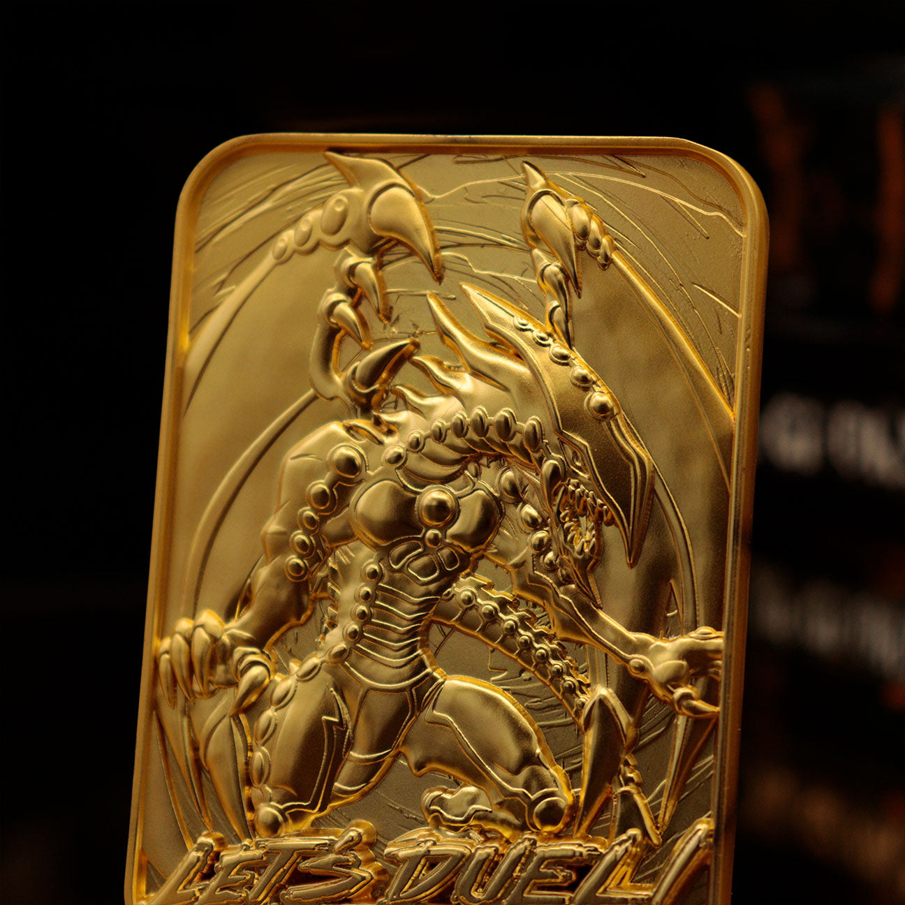 Yu-Gi-Oh! Limited Edition 24k Gold Plated Gandra the Dragon of Destruction Metal Card