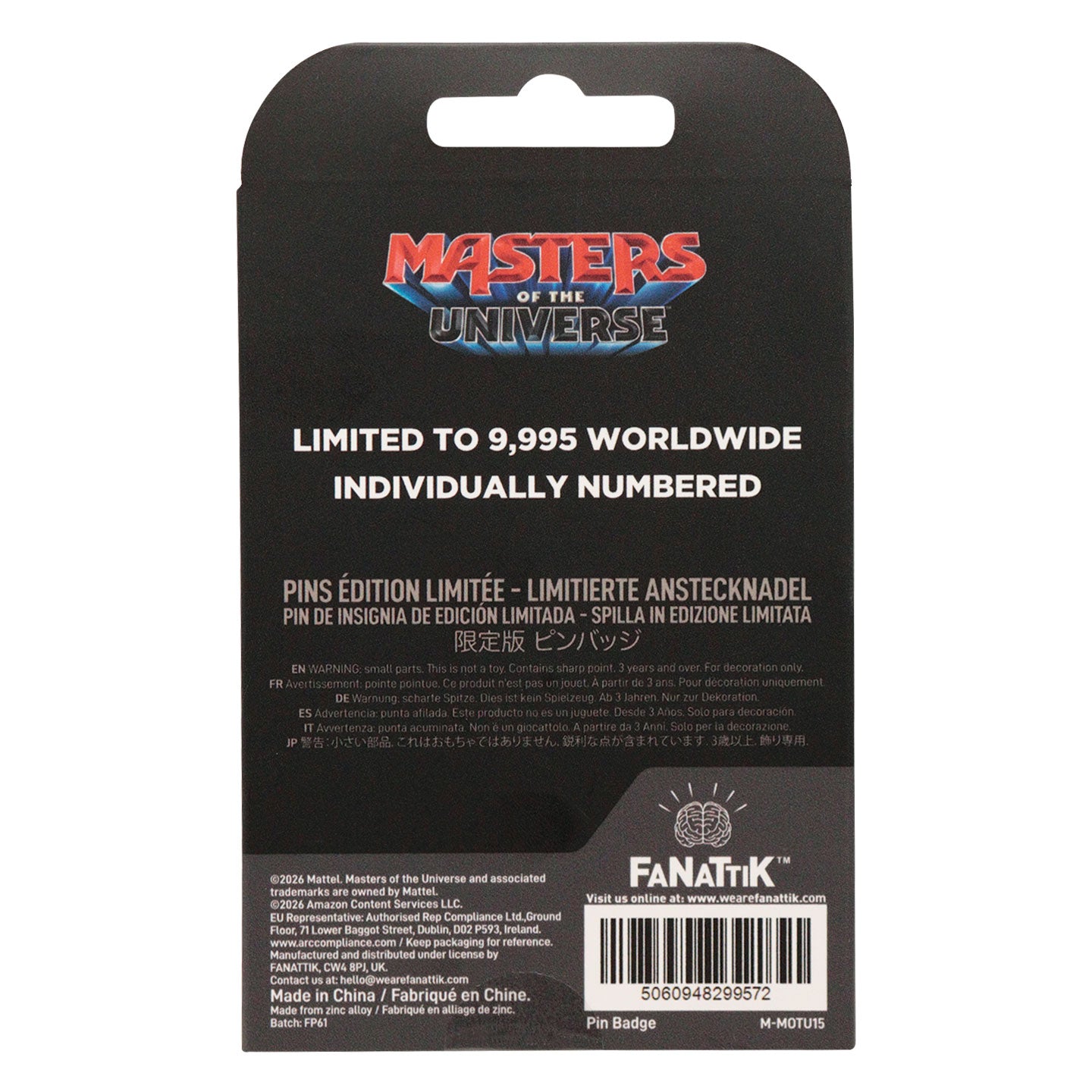 Masters of the Universe® 2026 - Limited Edition He-Man Pin Badge