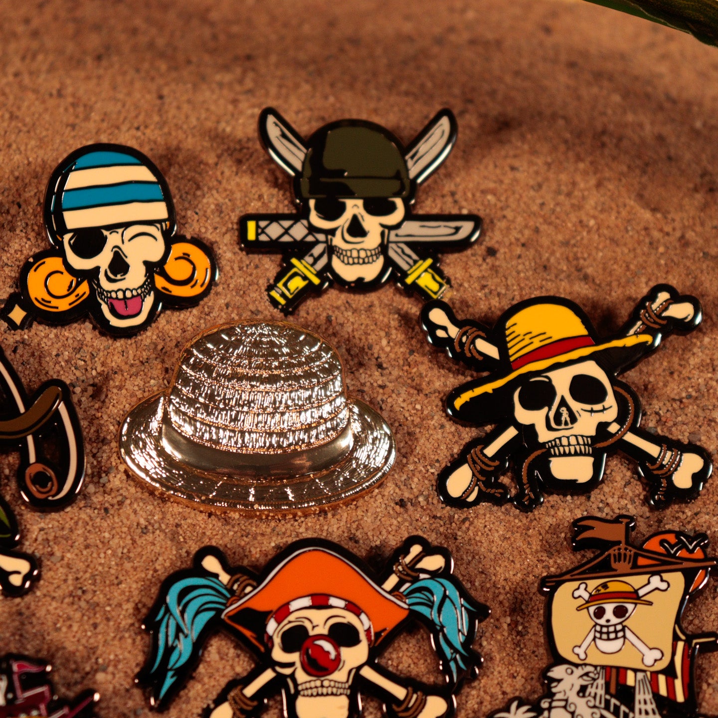 One Piece Mystery Pin Badge CDU Containing 12 Blind Boxes