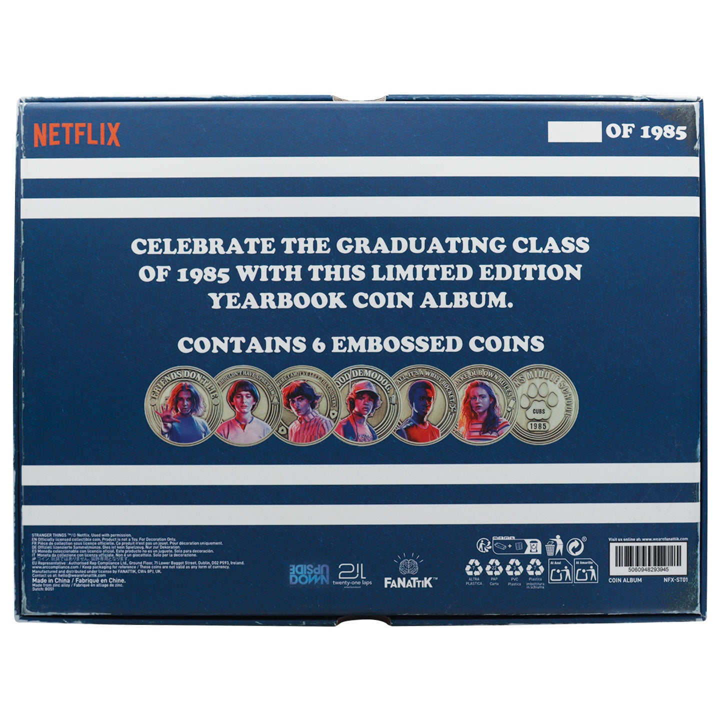Stranger Things Yearbook Coin Album