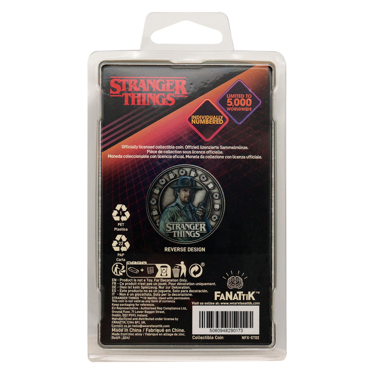 Stranger Things Eleven and Hopper Collectible Coin