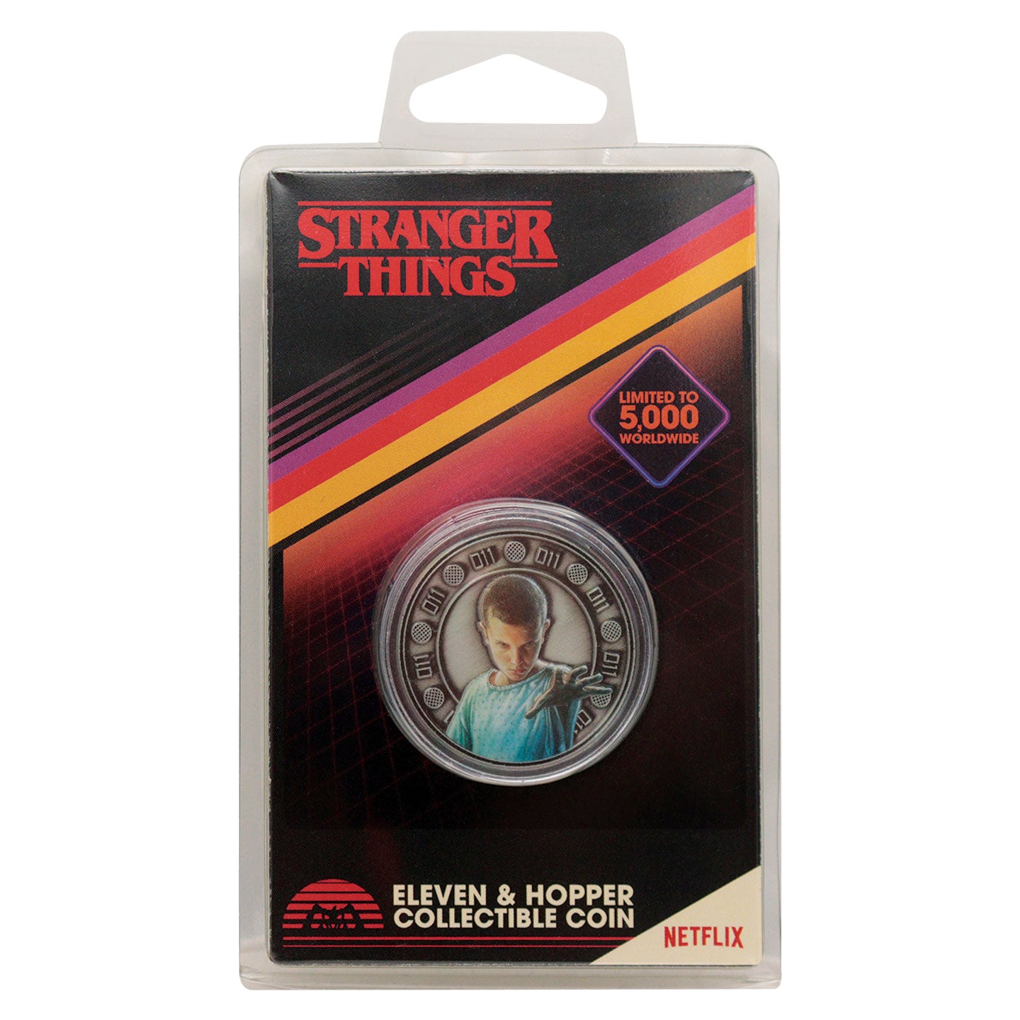 Stranger Things Eleven and Hopper Collectible Coin