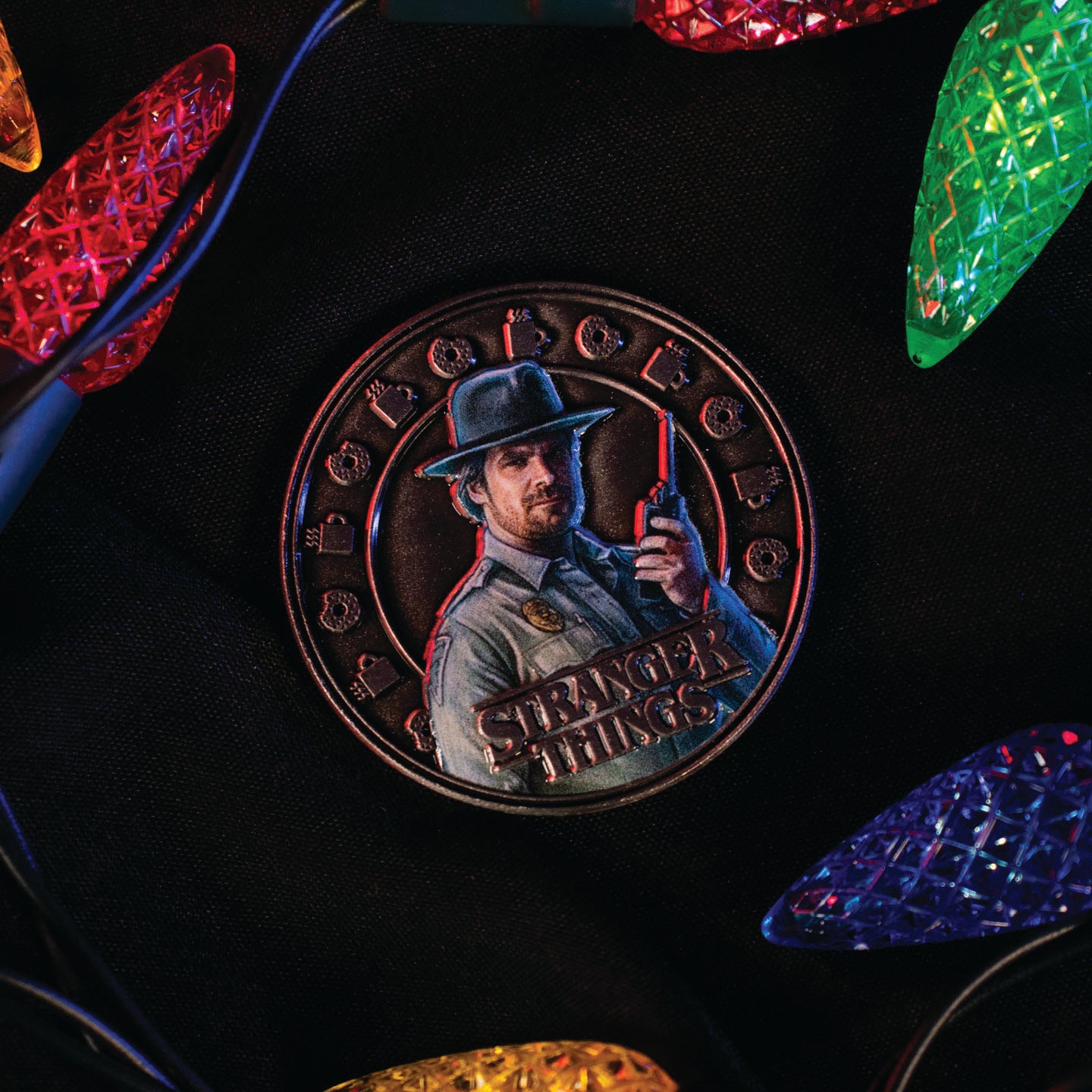Stranger Things Eleven and Hopper Collectible Coin