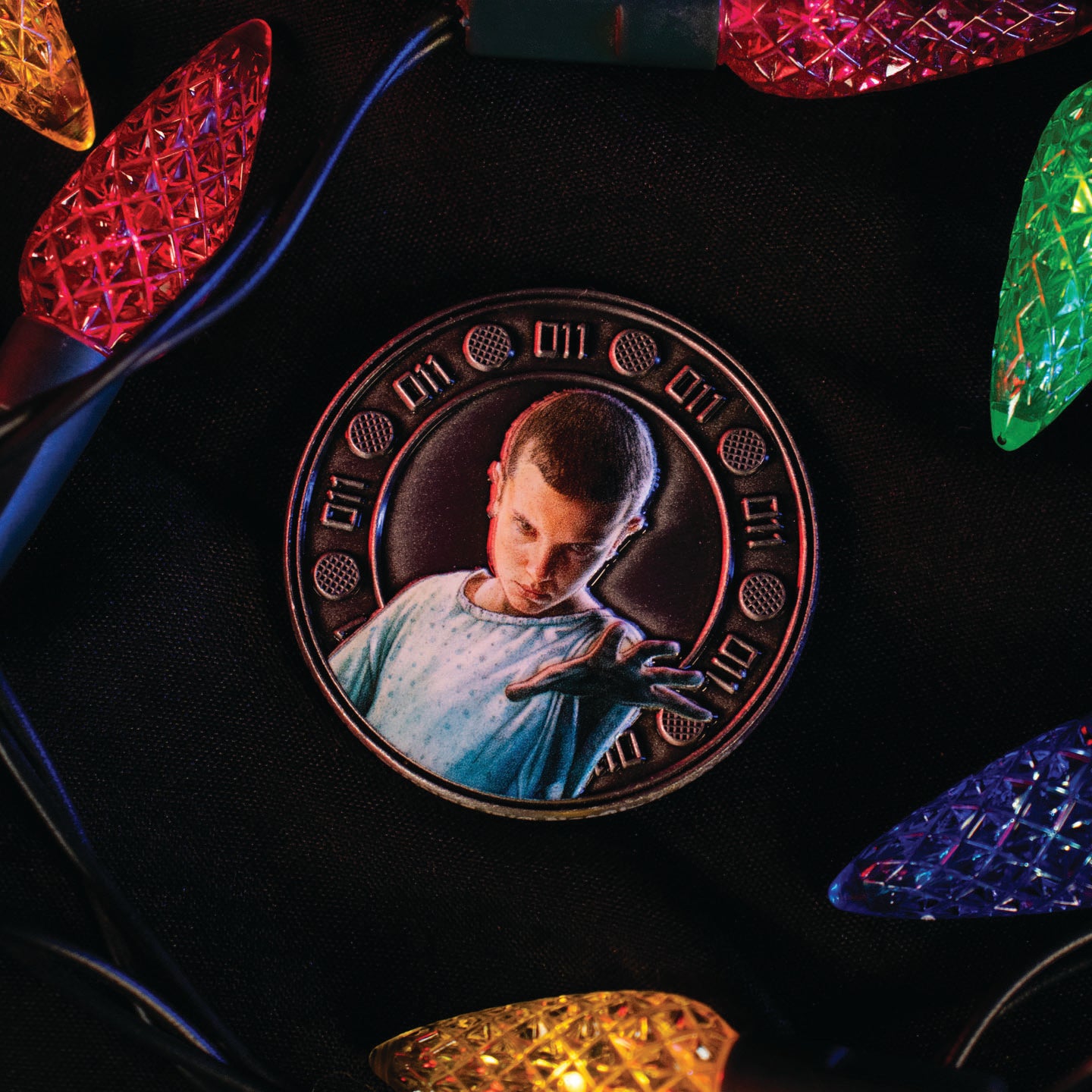 Stranger Things Eleven and Hopper Collectible Coin