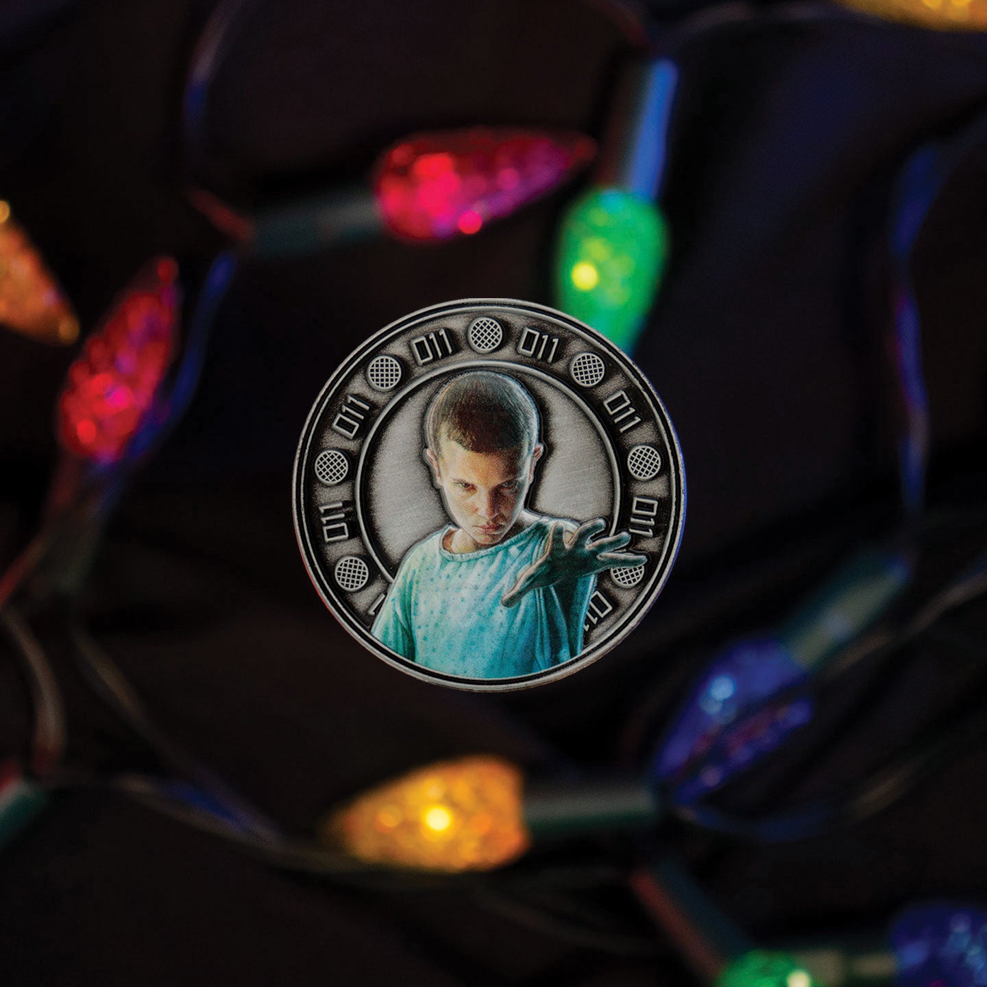 Stranger Things Eleven and Hopper Collectible Coin
