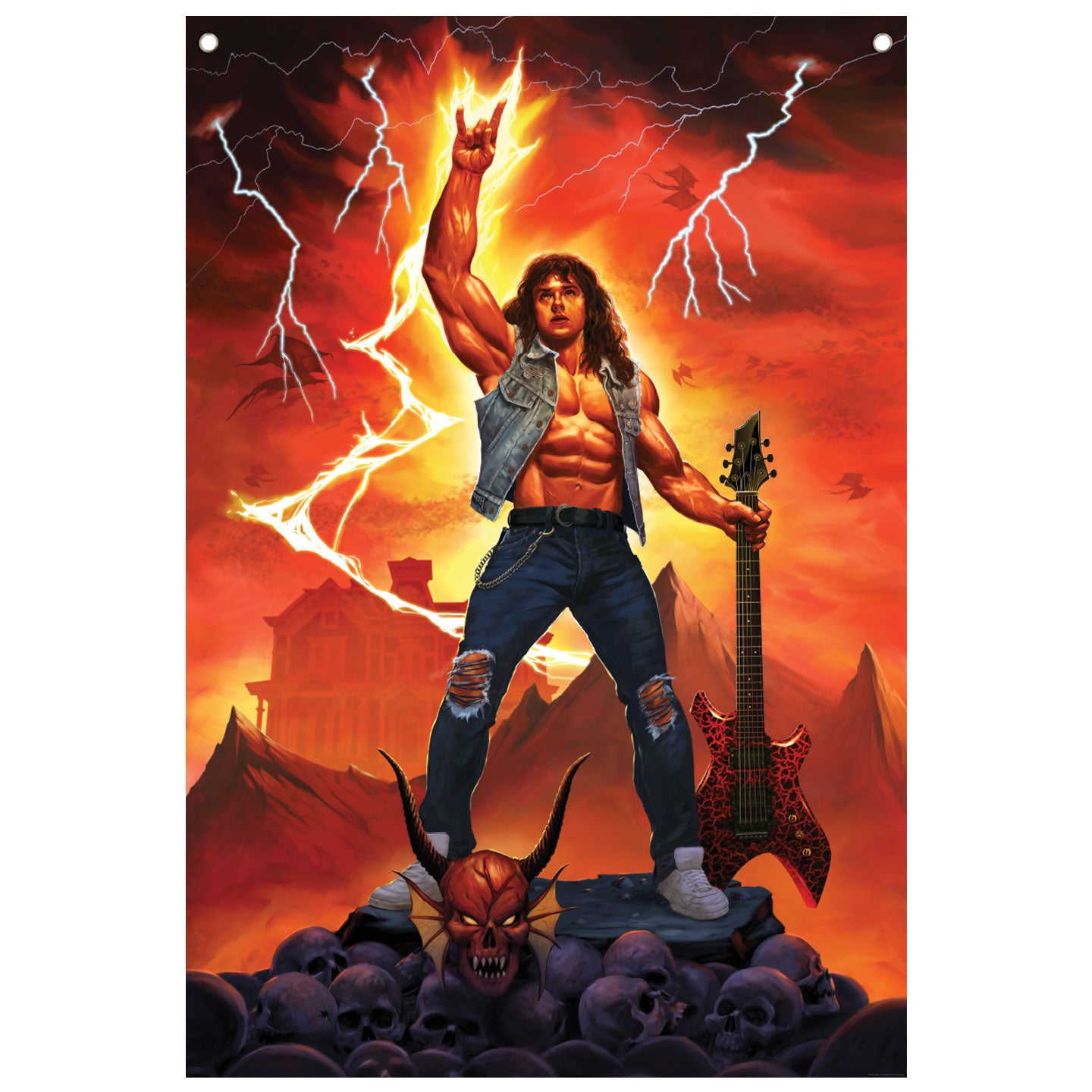 Stranger Things Eddie Munson Wall Banner