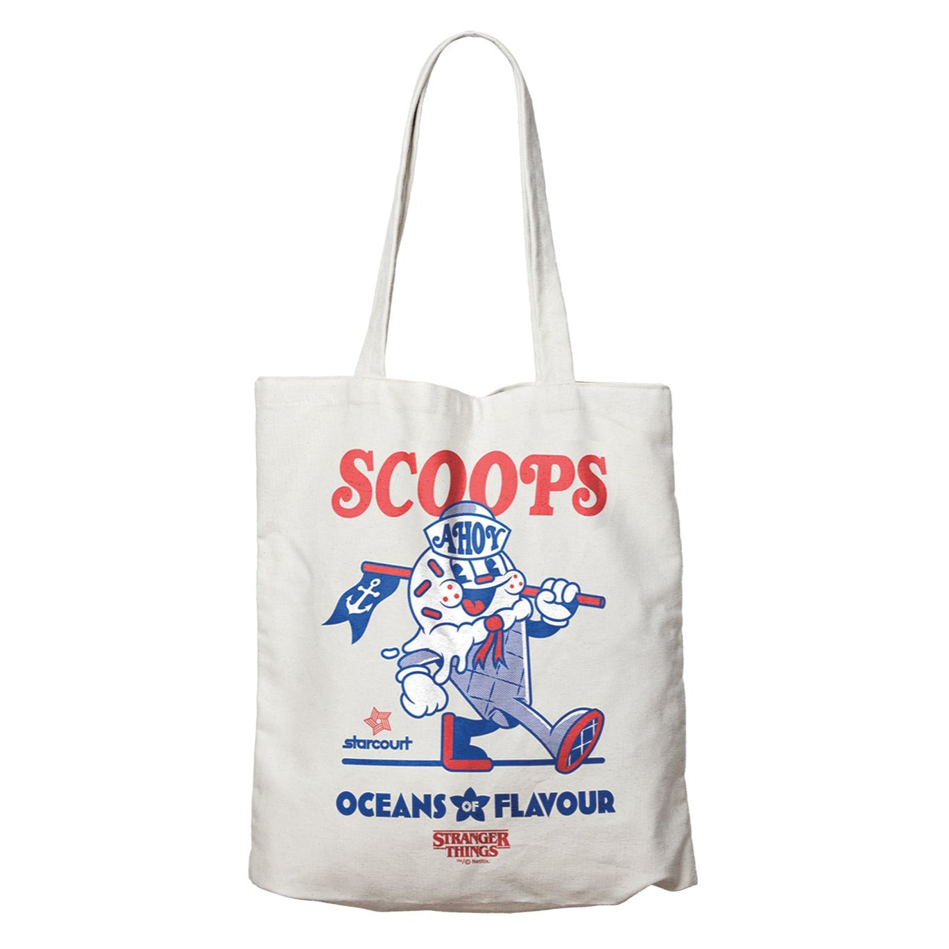 Stranger Things Scoops Ahoy Tote Bag