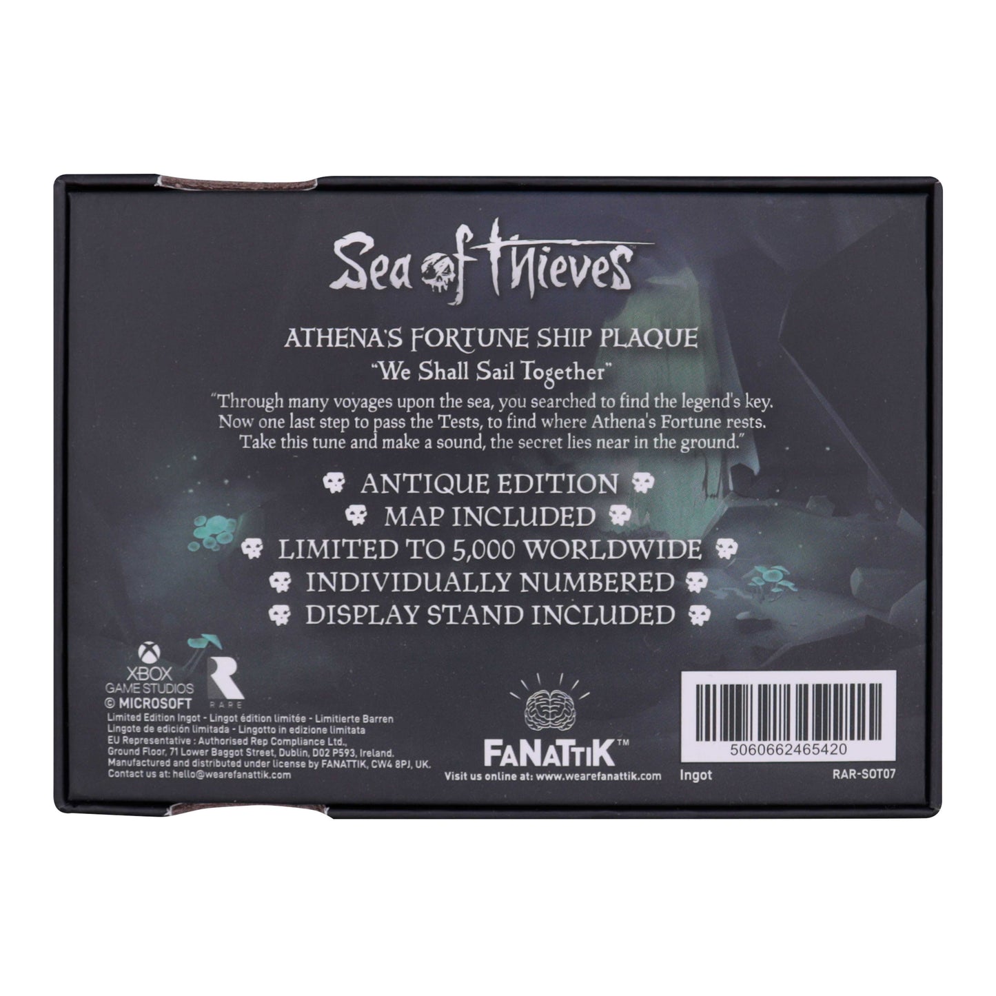 Sea of Thieves Athena's Fortune Ship Plaque Antique Edition