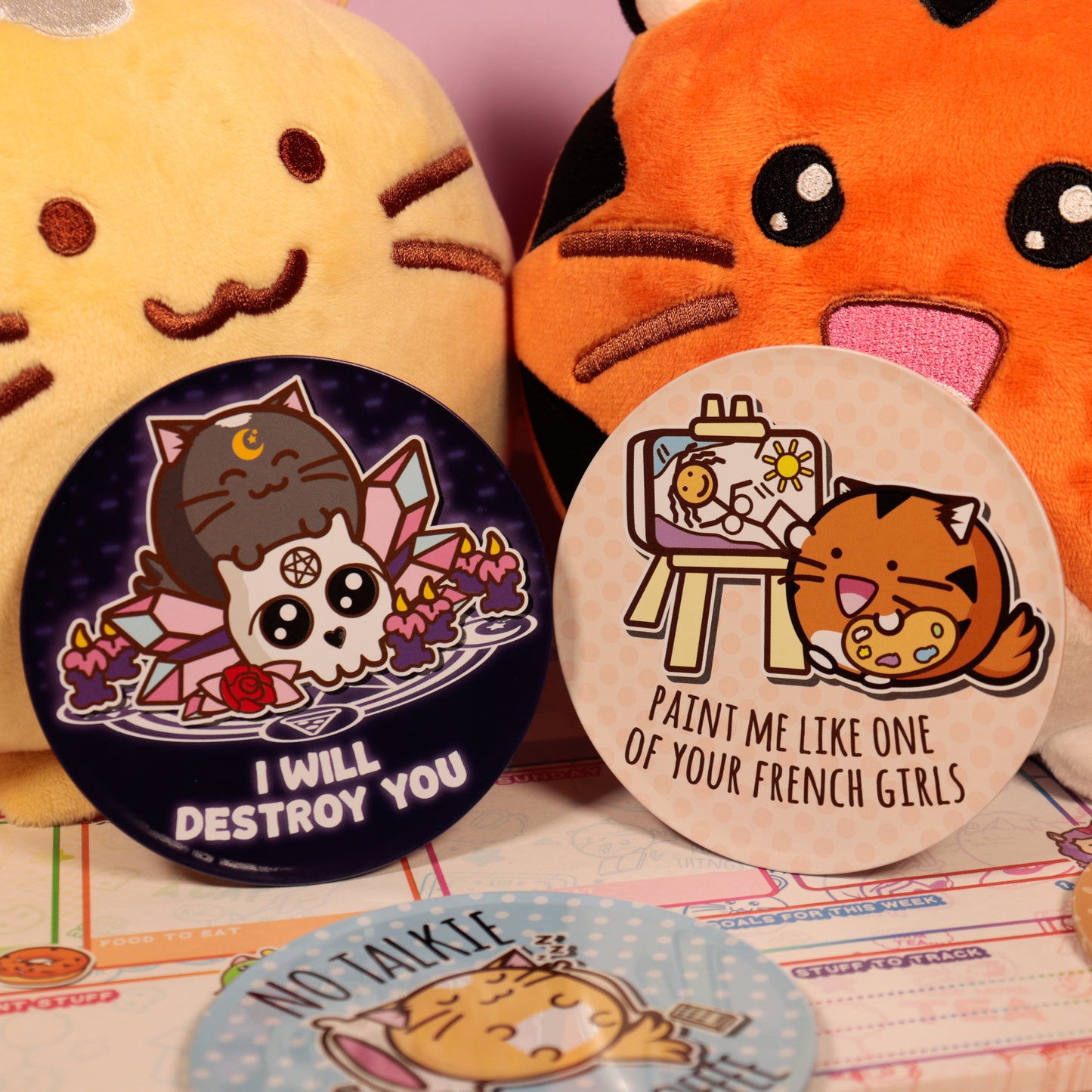 Fuzzballs Set of 4 Drinks Coasters