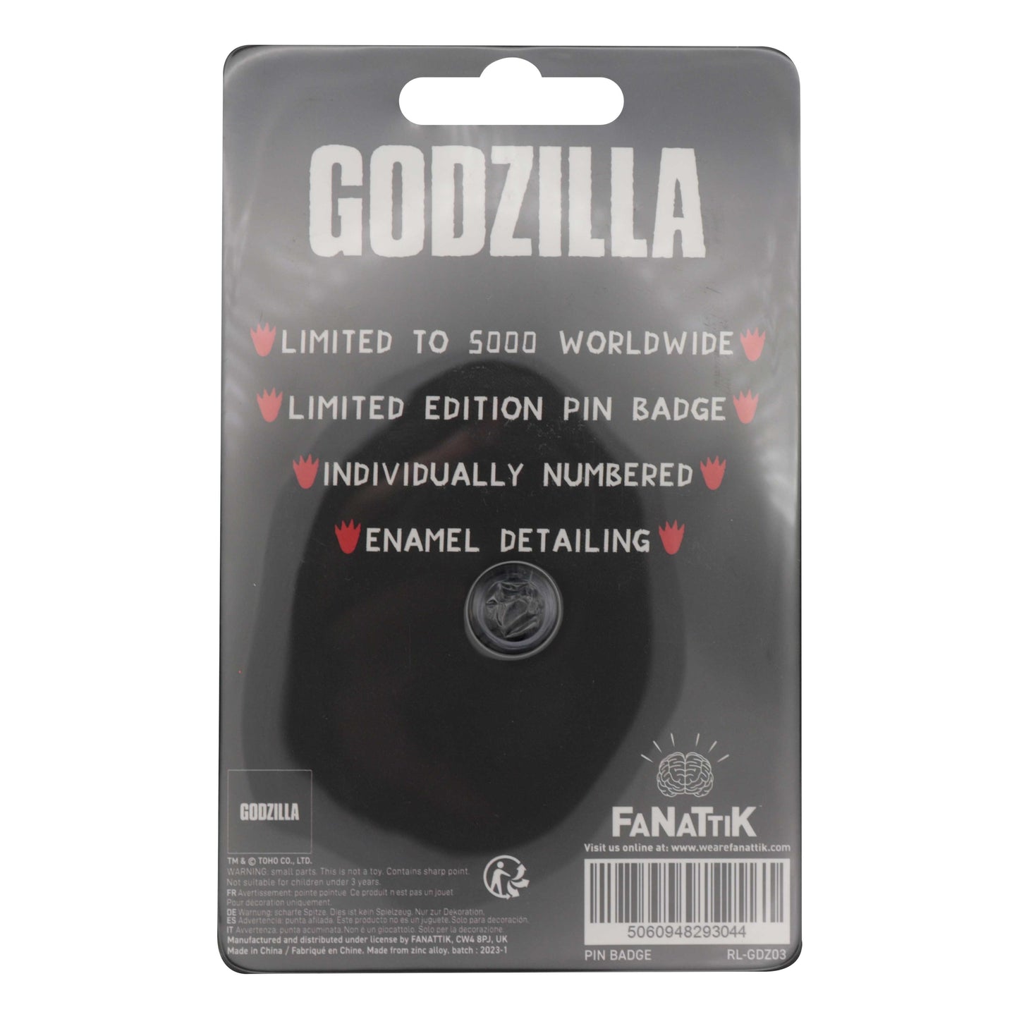 Godzilla Pin Badge