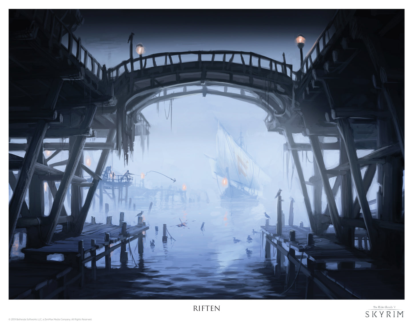 The Elder Scrolls V: Skyrim Lithograph Set
