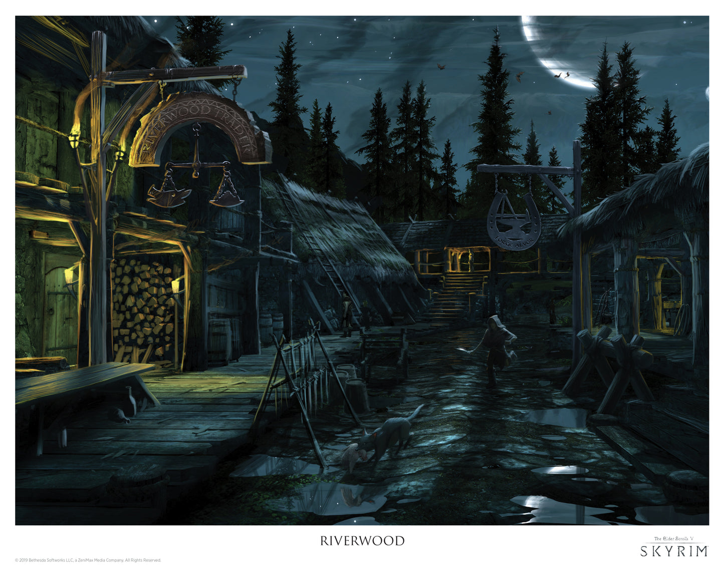 The Elder Scrolls V: Skyrim Lithograph Set
